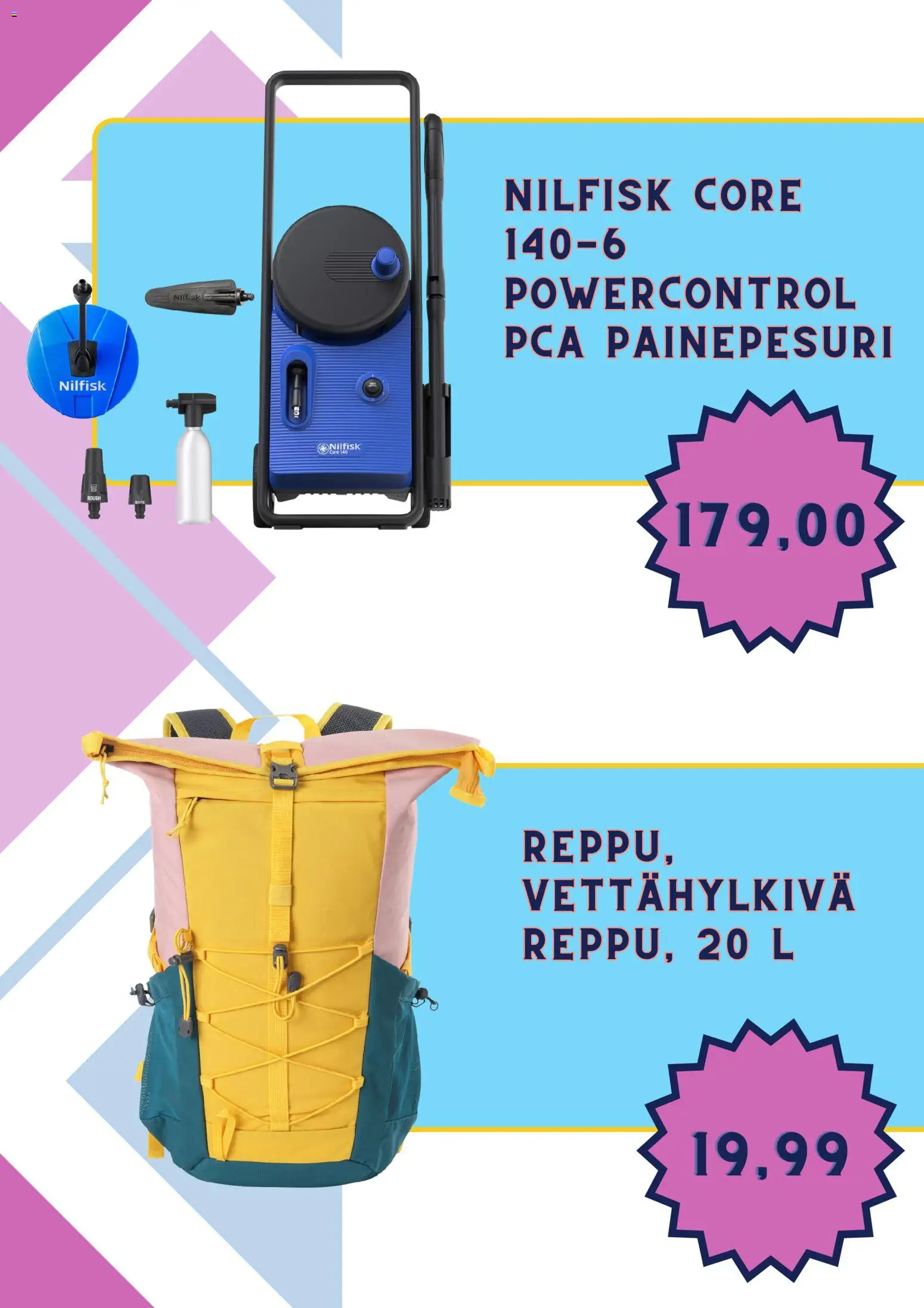 Clas Ohlson tarjoukset – voimassa 29.05.2026 alkaen | Sivu: 5 | Tuotteet: Painepesuri