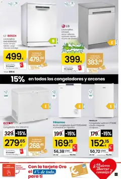 Vista previa Eroski Oh! OFERTA Málaga válido desde el 11.06.2026 | Página: 45 | Productos: Congelador, Lavavajillas, Bandeja, Cuna