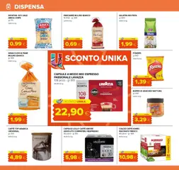 Anteprima del volantino Oasi volantino Teramo valido a partire dal 04/09/2026 | Pagina: 18 | Prodotti: Caffè, Top, Burro, Cialde