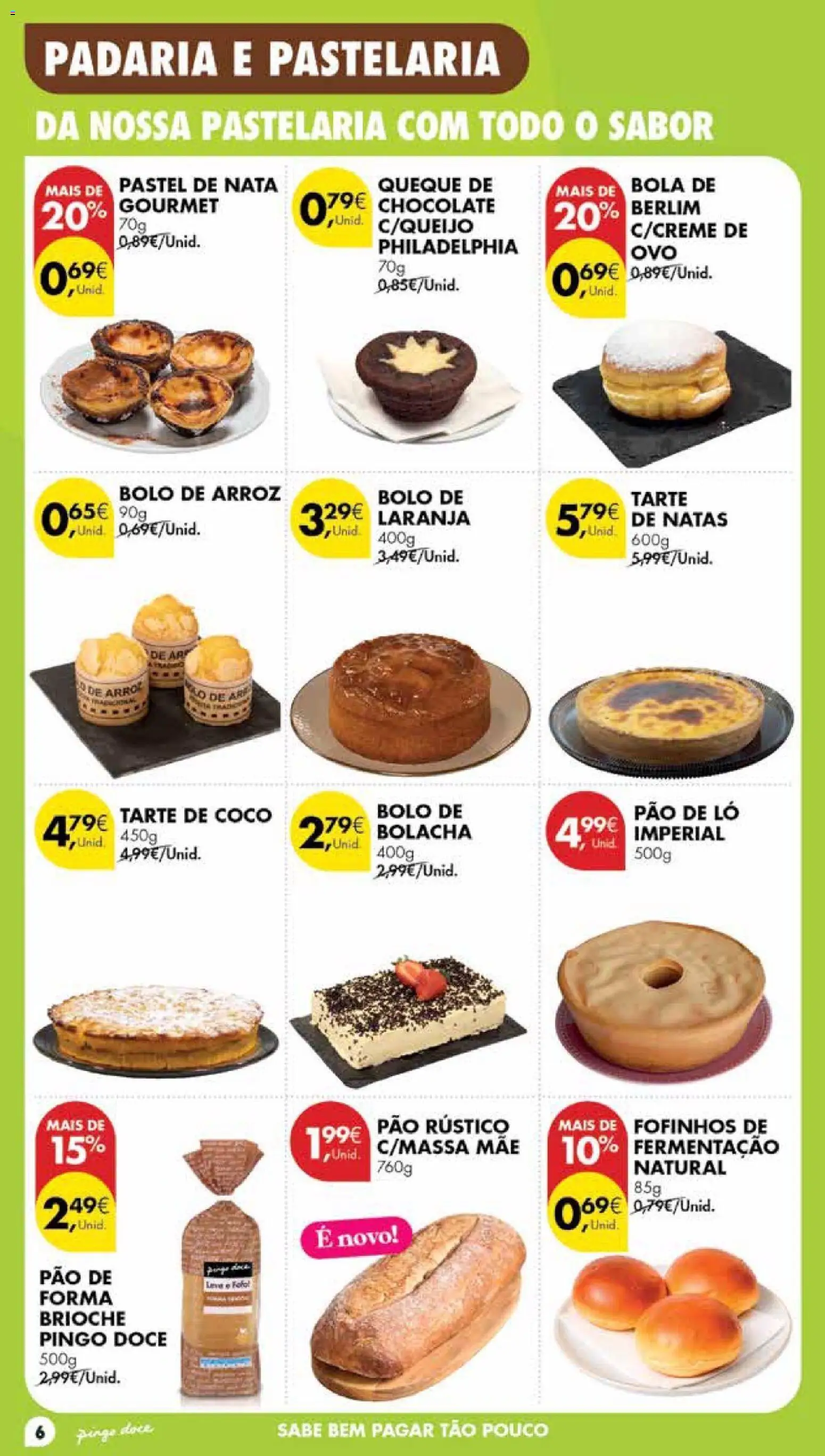 Pingo Doce Poupe Esta Semana Madeira │ válido de 25/08/2026 | Página: 6 | Produtos: Pão, Arroz, Coco, Natas