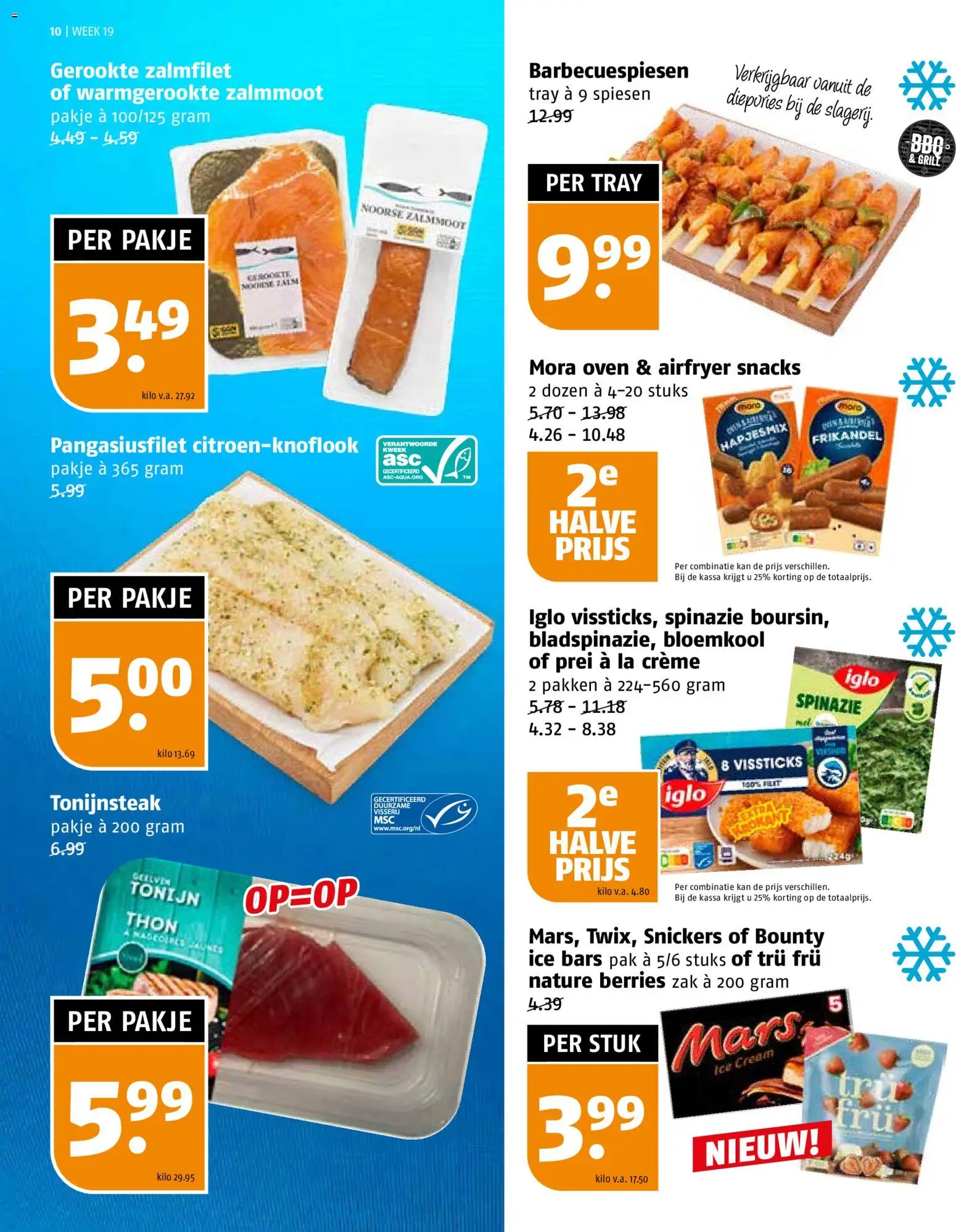 {H1} | Pagina: 10 | Producten: Snacks, Prei, Tonijn, Mars