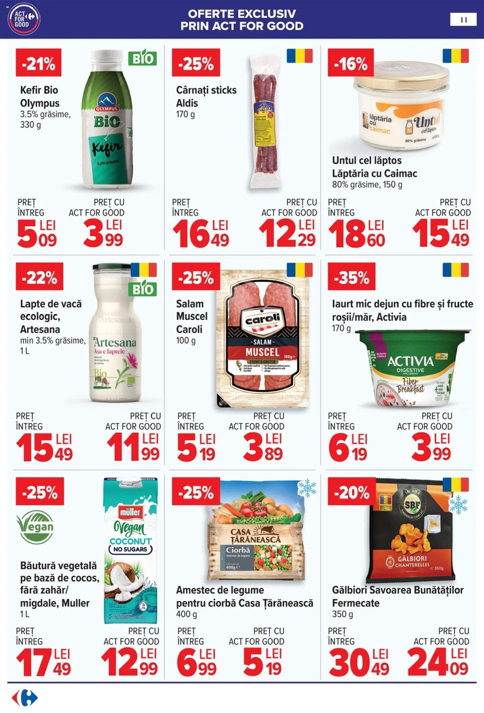 Noul catalog Carrefour – valabil de la 06.05.2026 | Pagină: 14 | Produse: Şerit ödül, Salam, Legume, Fructe