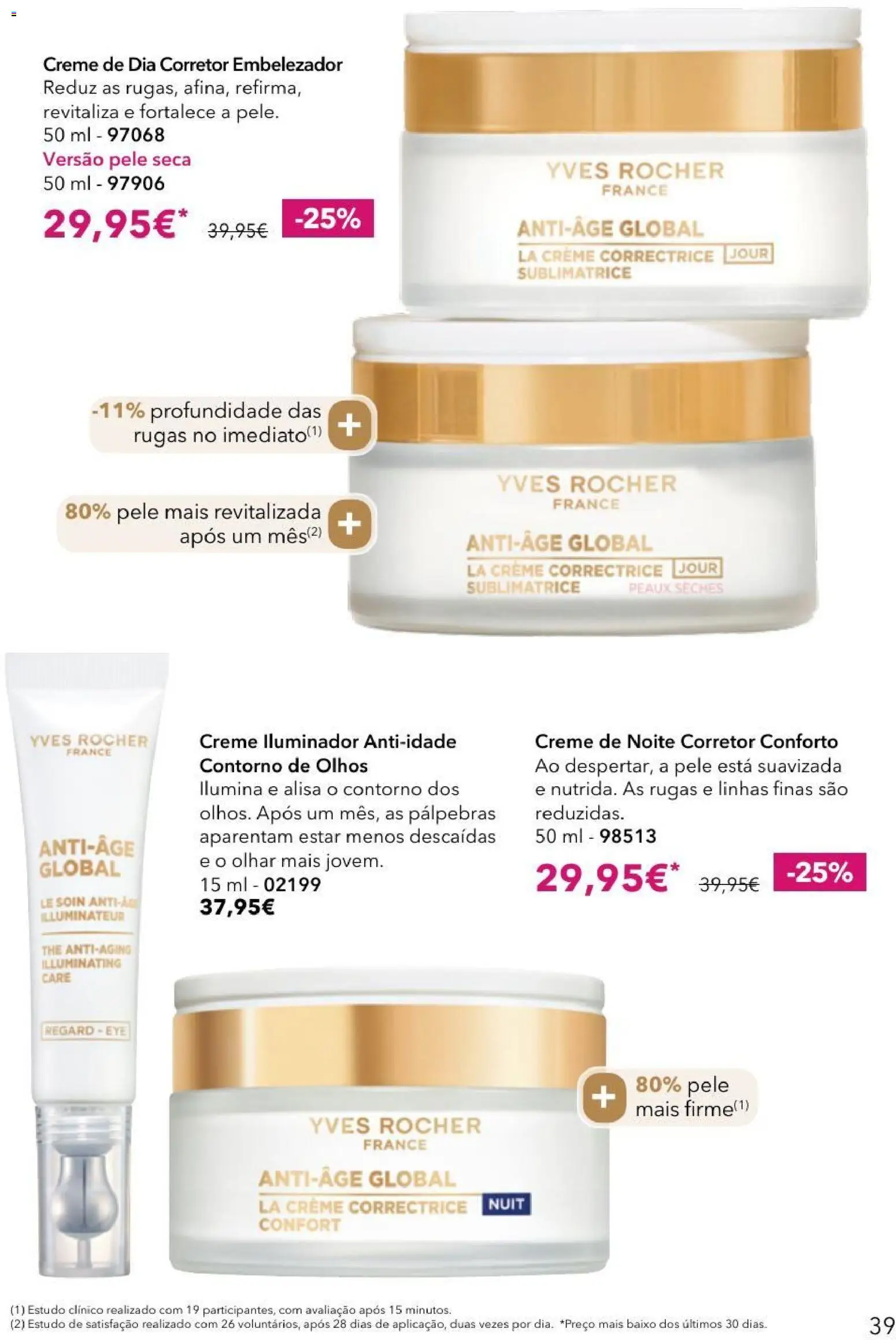 Yves Rocher catálogo 11 │ válido de 27/08/2026 | Página: 39 | Produtos: Iluminador, Corretor, Creme