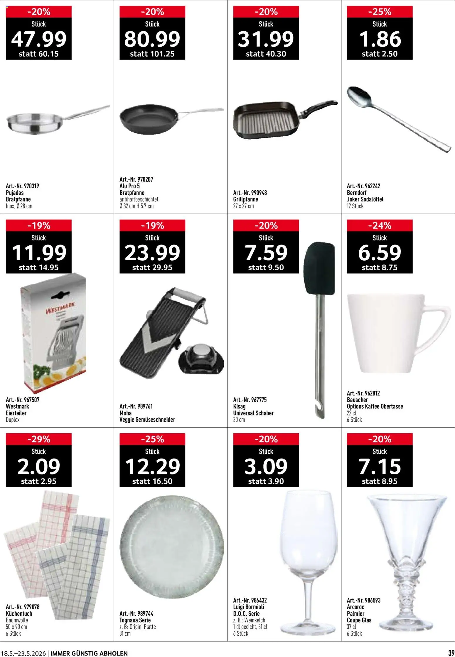 Prodega aktionen – gültig ab 18.05.2026 | Seite: 39