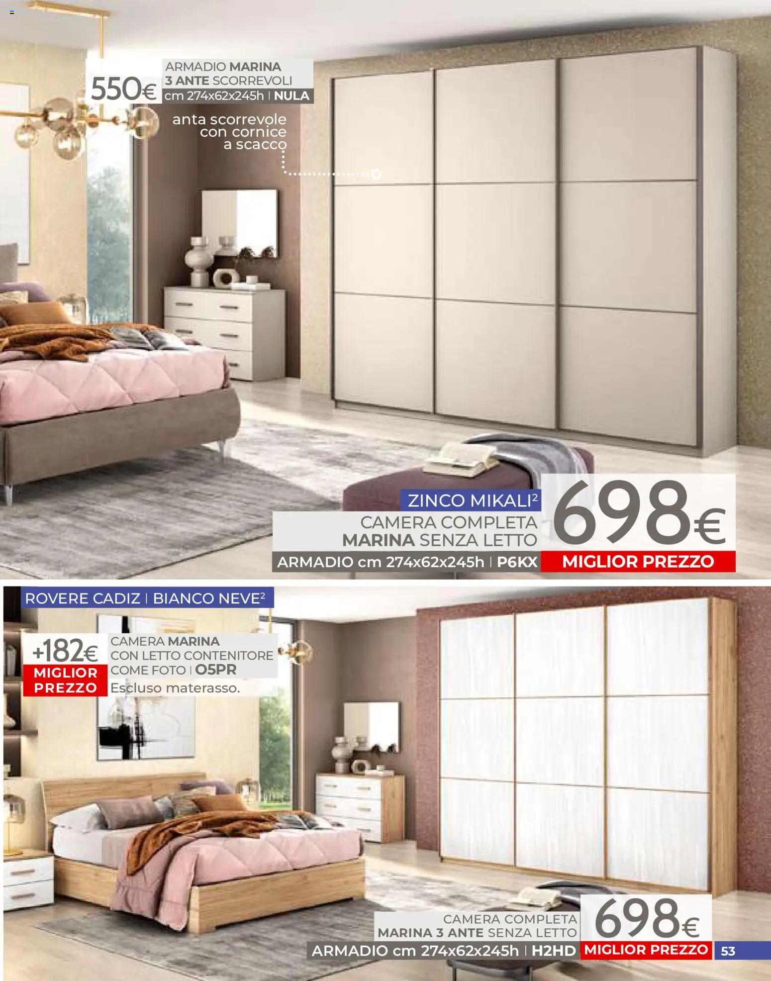 Volantino Mondo Convenienza del 01/07/2026 | Pagina: 53 | Prodotti: Letto contenitore, Contenitore, Letto, Armadio