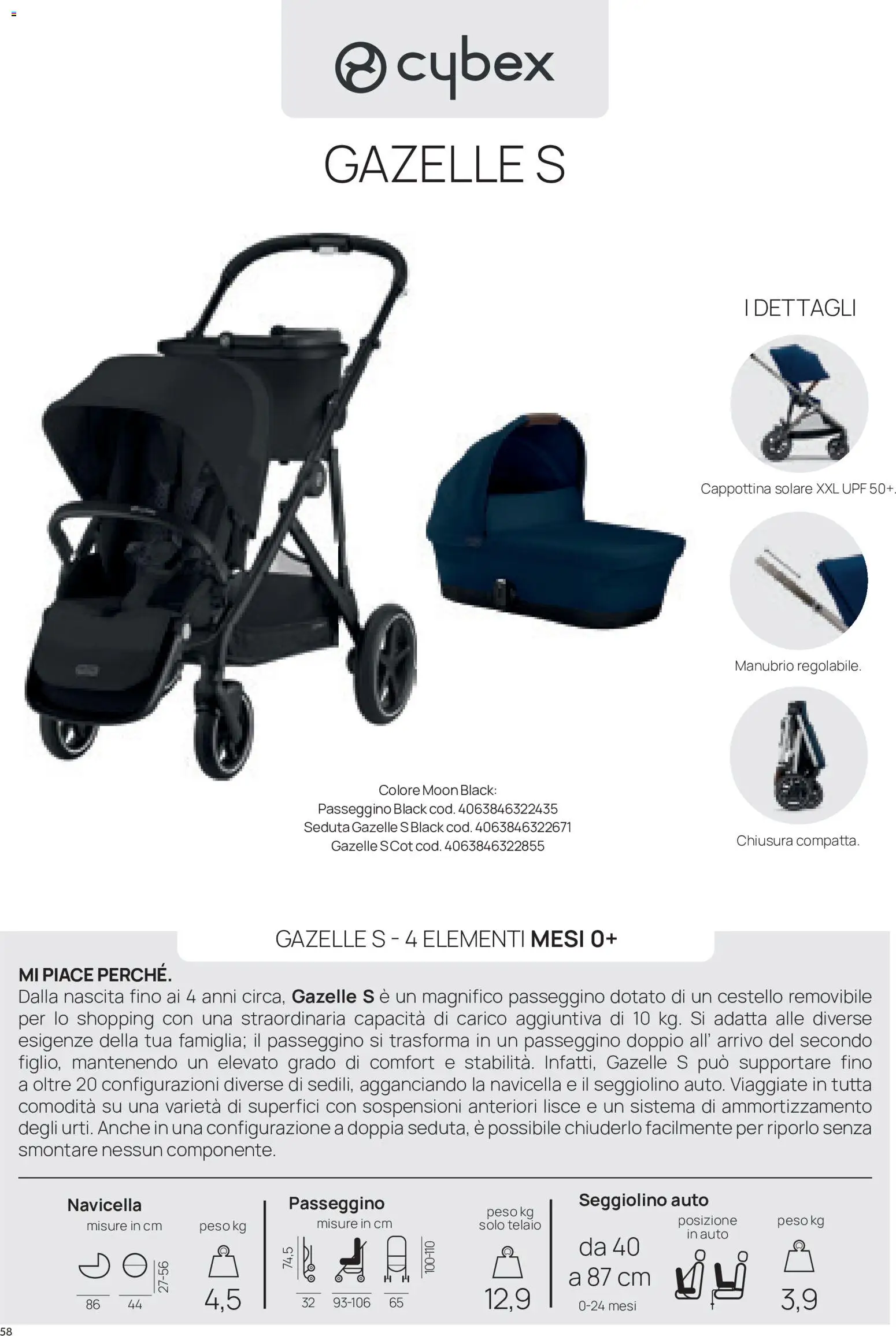 Volantino Prenatal del 16/09/2026 | Pagina: 58 | Prodotti: Passeggino, Seggiolino