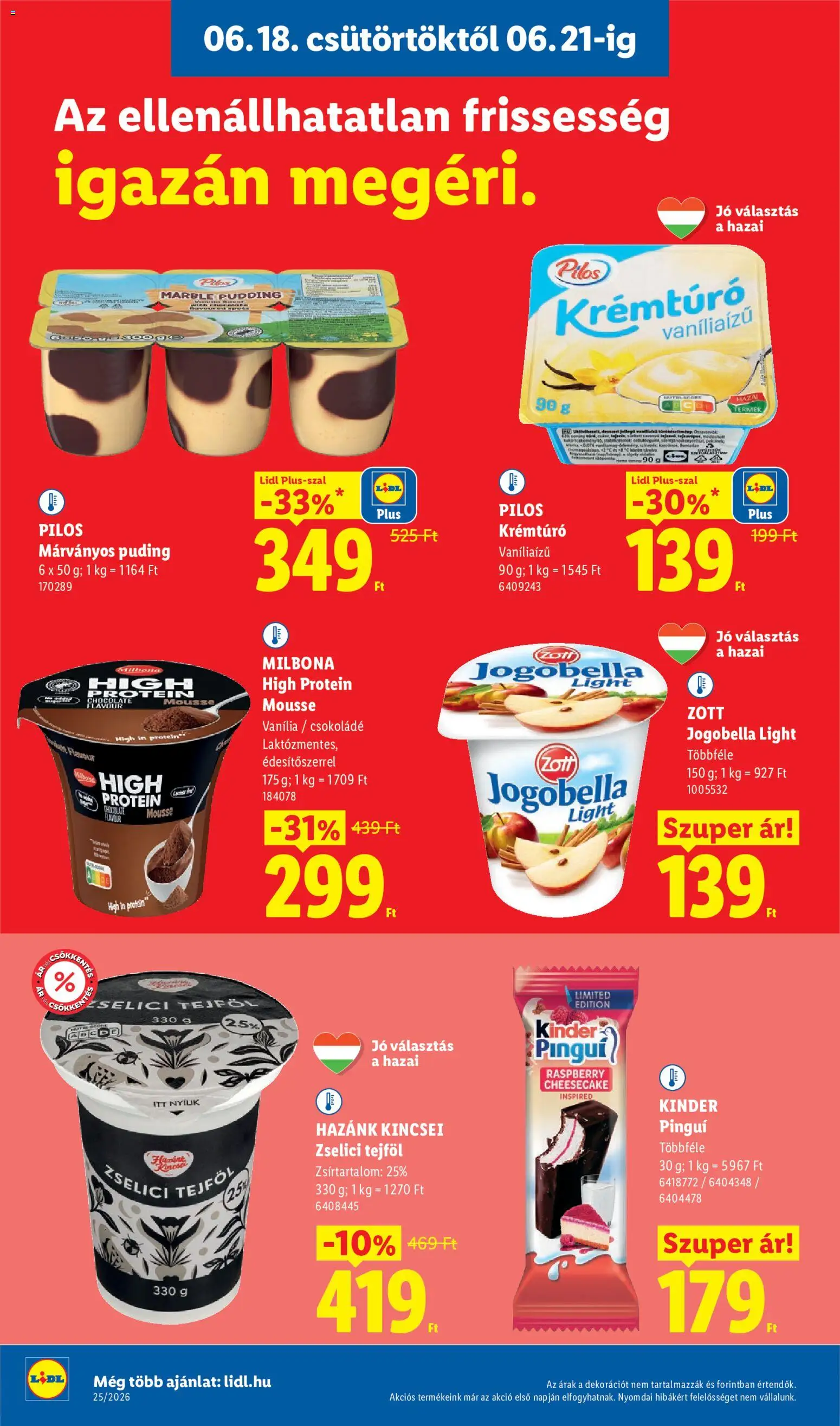 Lidl akciós ujság - amely érvényes a következő dátumtól: 18.06.2026 | Oldal: 6