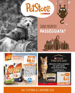 Anteprima del volantino Conad volantino PetStore Piemonte valido a partire dal 08/10/2026