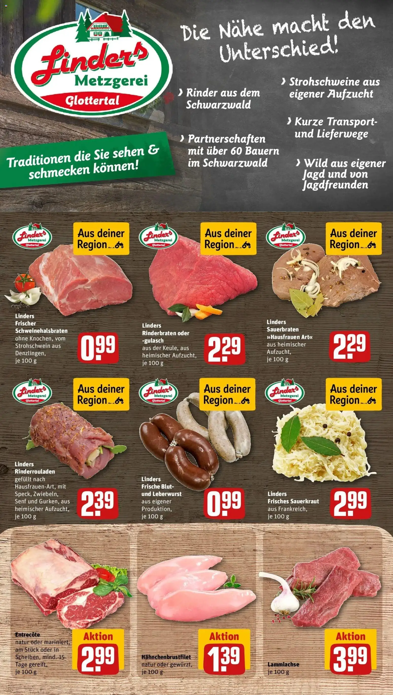 REWE Prospekt ab 21.09.2026 zum Blättern » Angebote | Seite: 14 | Produkte: Rinderrouladen, Rinderbraten, Entrecote, Gulasch