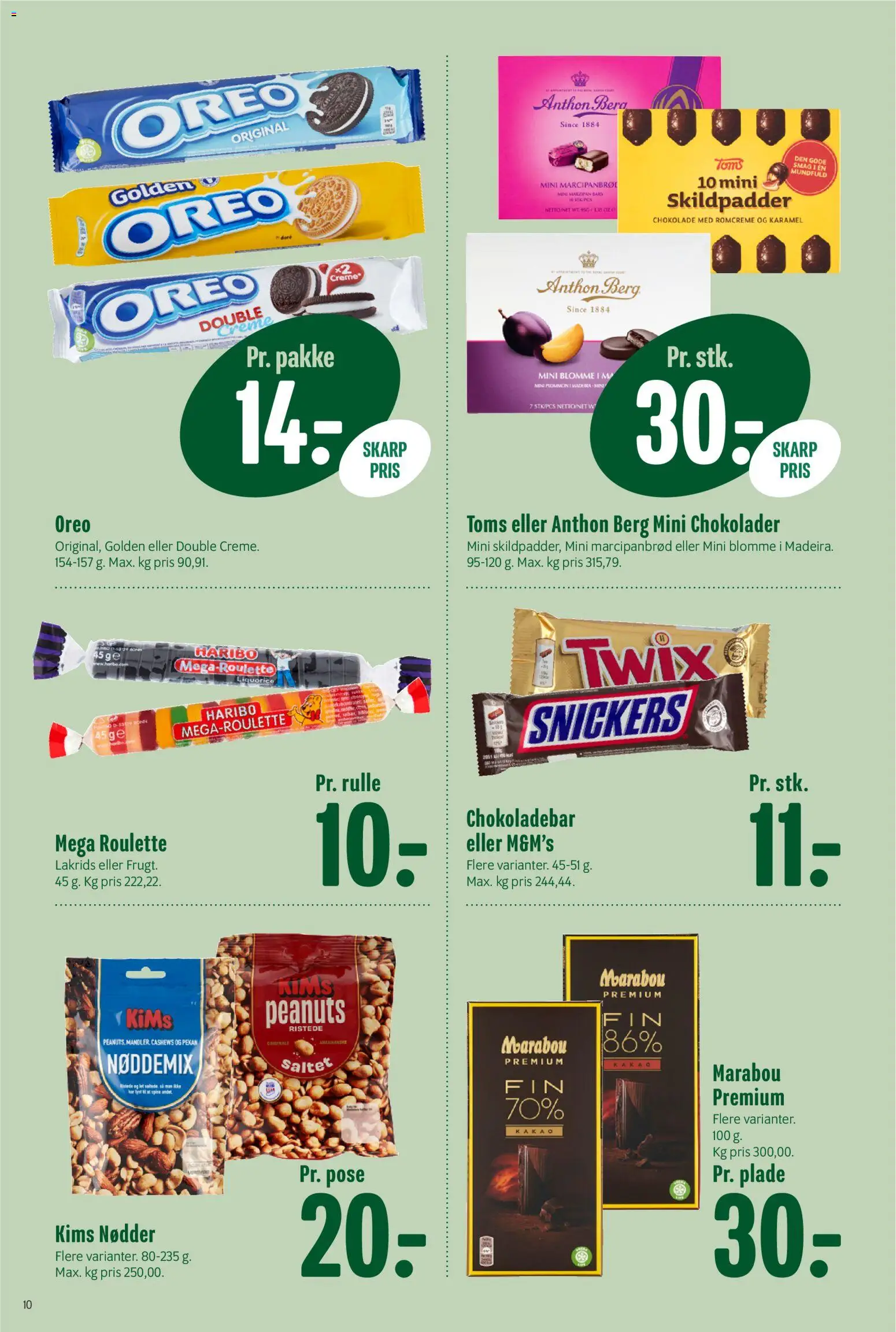 Min Købmand tilbudsavis – gyldig fra 14/08/2026 | Side: 11 | Produkter: Chokolade, Nødder, Kakao, Oreo
