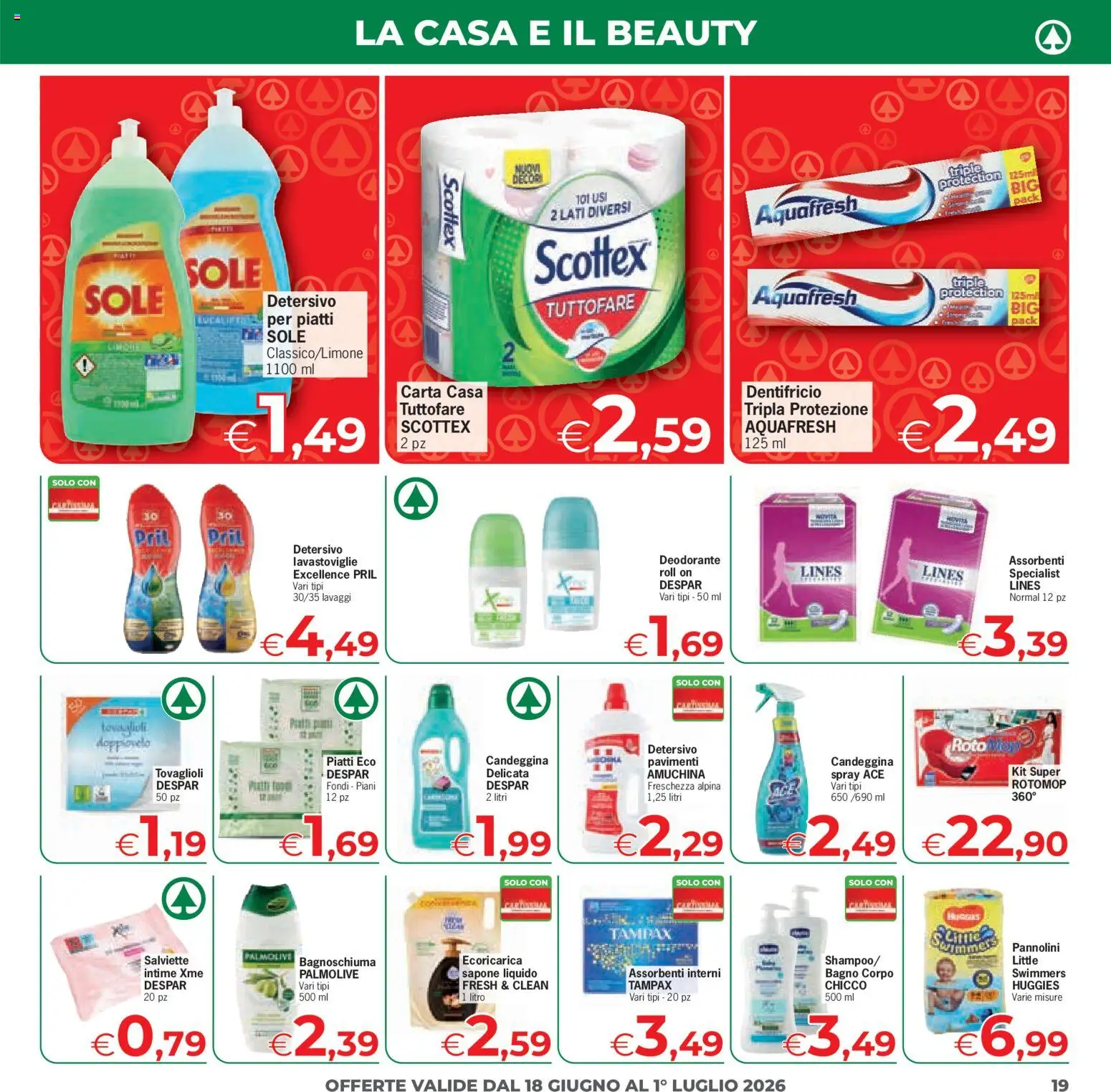 Volantino Eurospar del 18/06/2026 | Pagina: 19