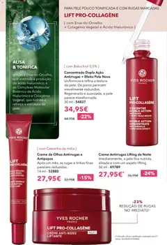 Pré-visualização Creme de Olhos Antirrugas e Antipapos, [ com Castanha-da-índia ] Após um mês, as rugas e linhas finas parecem reduzidas. 14 ml - 52880 válido de 12.05.2026 | Página: 24