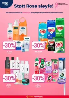 Forhåndsvisning av Coop Extra kundeavis gyldig fra 12/10/2026 | Side: 4 | Produkter: Dusjgelé, Intimvask, Sløyfe, Shampoo