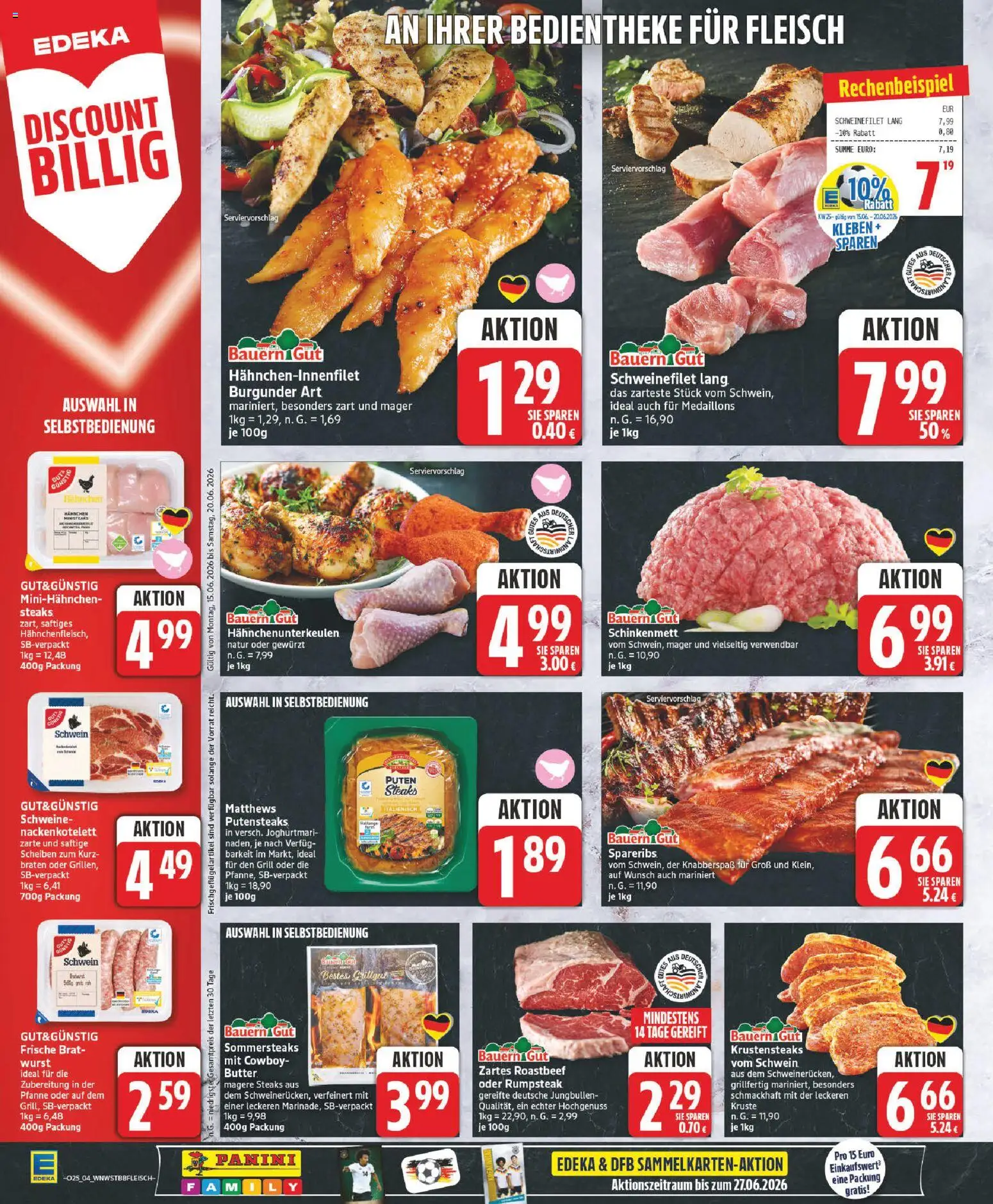Elli Markt Prospekt Rietberg – gültig ab 15.06.2026 | Seite: 4 | Produkte: Grill, Roastbeef, Schweinefilet, Fleisch