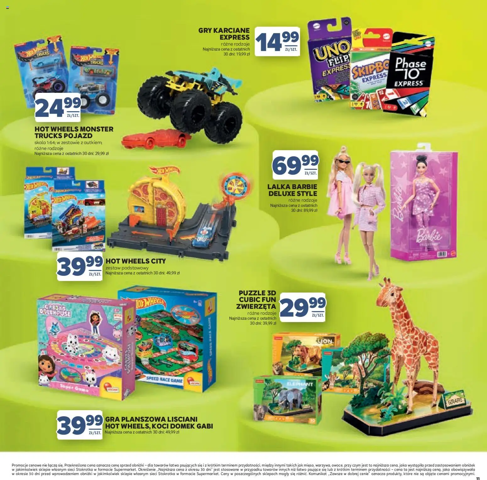 Stokrotka gazetka - Dzień Matki i Dziecka od 21.05.2026 | Strona: 11 | Produkty: Stokrotka, Lalka, Barbie, Gry