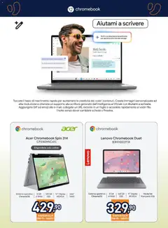 Anteprima del volantino Unieuro volantino Chromebook valido a partire dal 18/09/2026 | Pagina: 2