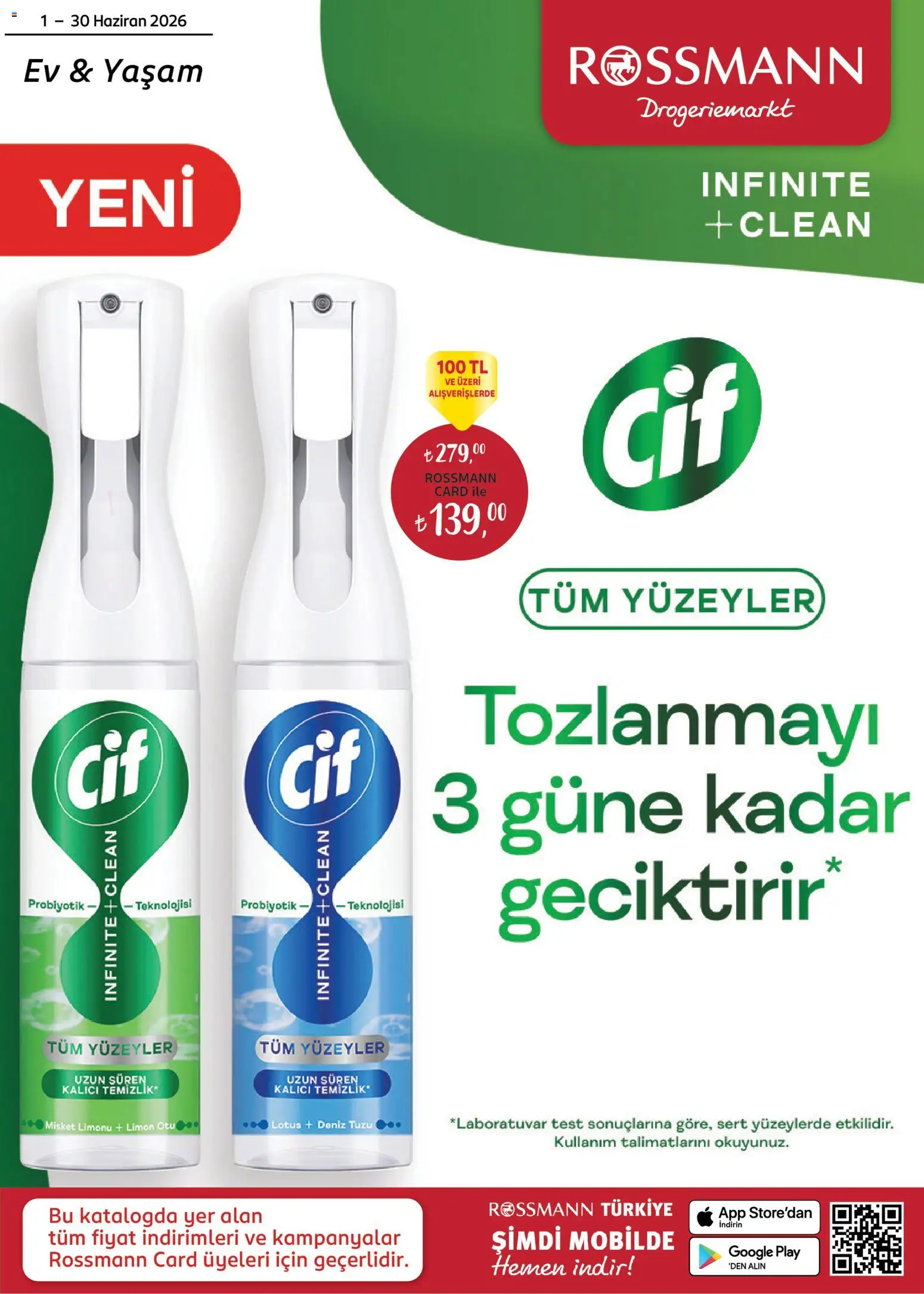 Rossmann Haziran Ev & Yaşam Kataloğu - 01.06.2026 tarihinden itibaren geçerlidir | Sayfa: 1