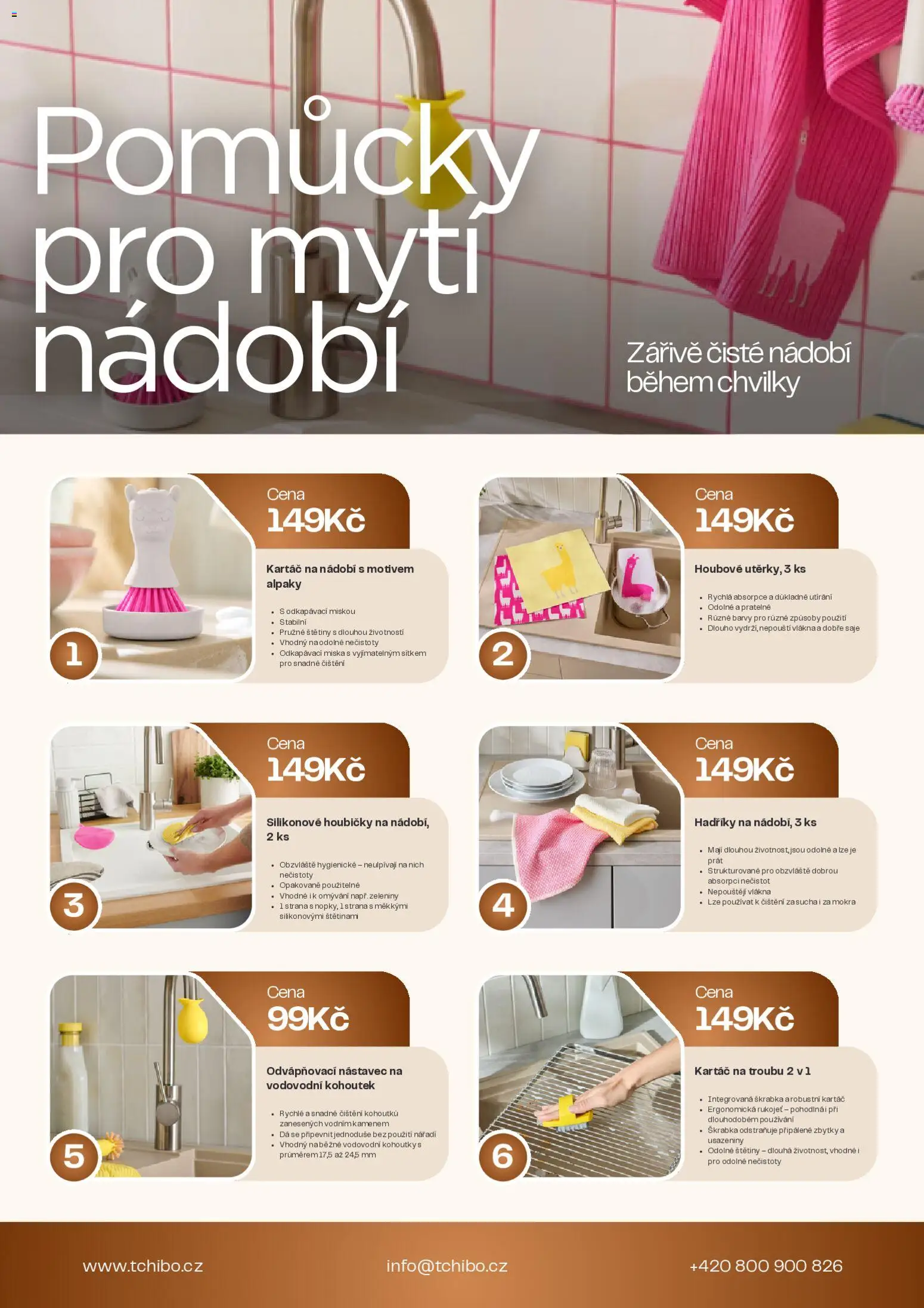 Tchibo leták od 15.09.2026 | Strana: 2 | Produkty: Nádobí, Houbičky, Barvy, Kartáč