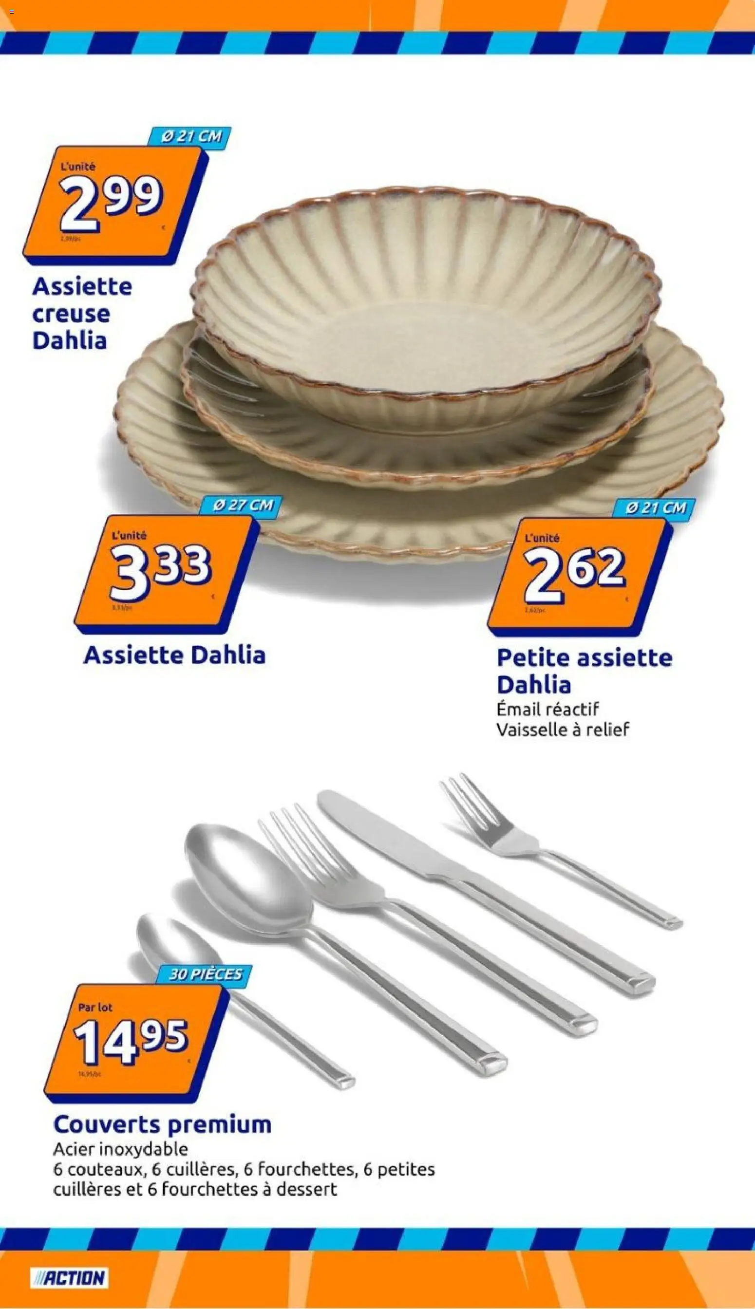 {H1} | Page: 5 | Produits: Couverts, Vaisselle, Dessert, Assiette