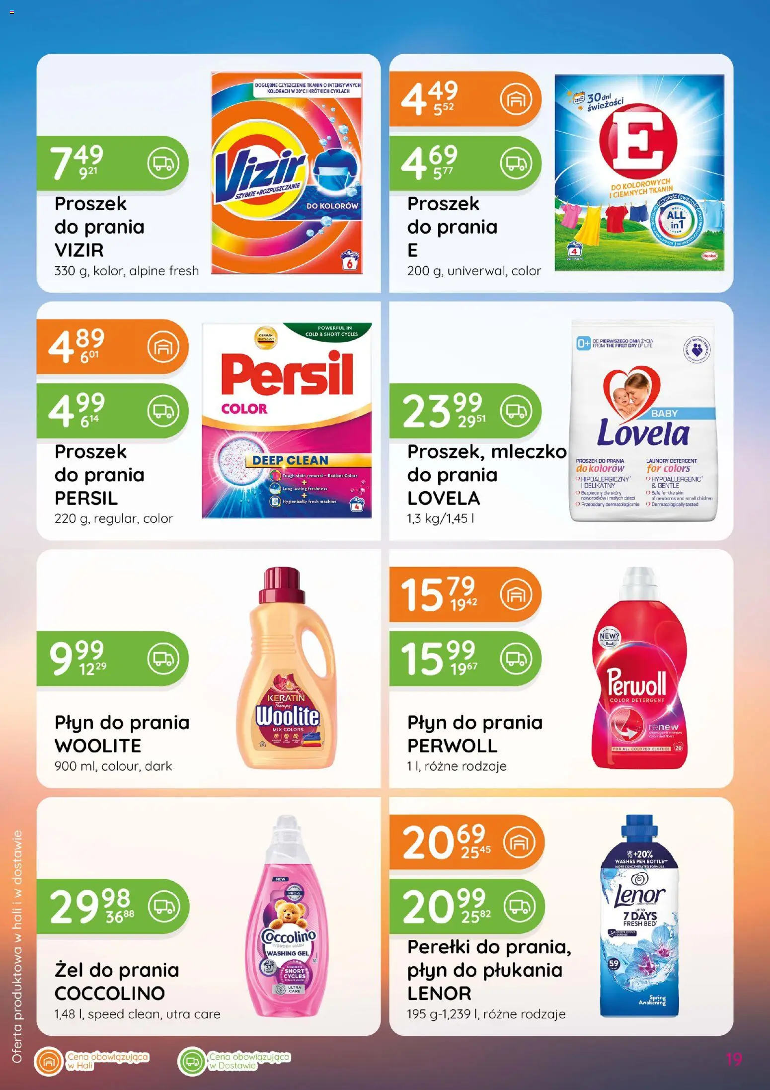 Eurocash gazetka - Katalog Chemiczny od 03.09.2026 | Strona: 19 | Produkty: Proszek, Persil, Perwoll, Lovela