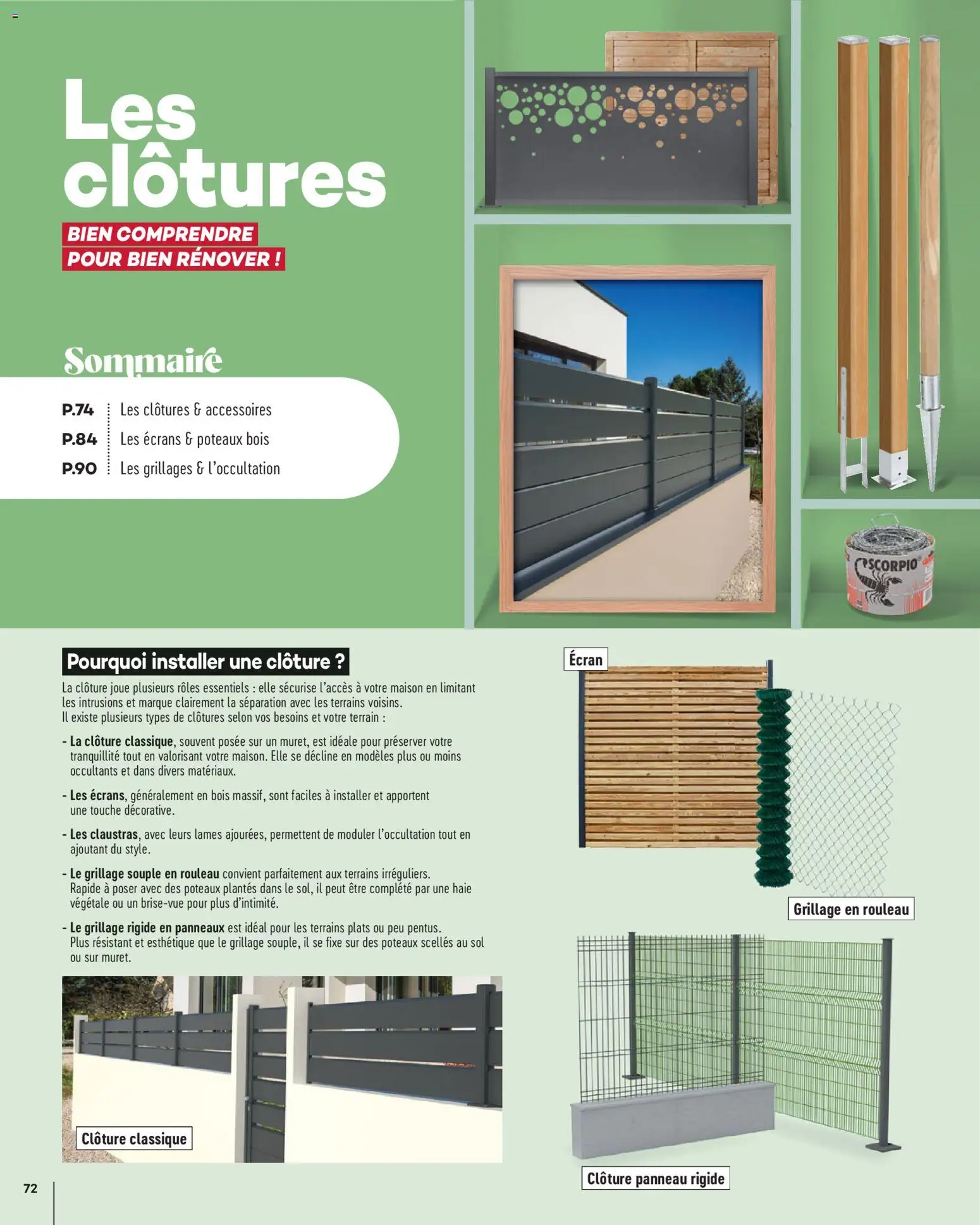{H1} | Page: 72 | Produits: Plantes, Rouleau, Clôture