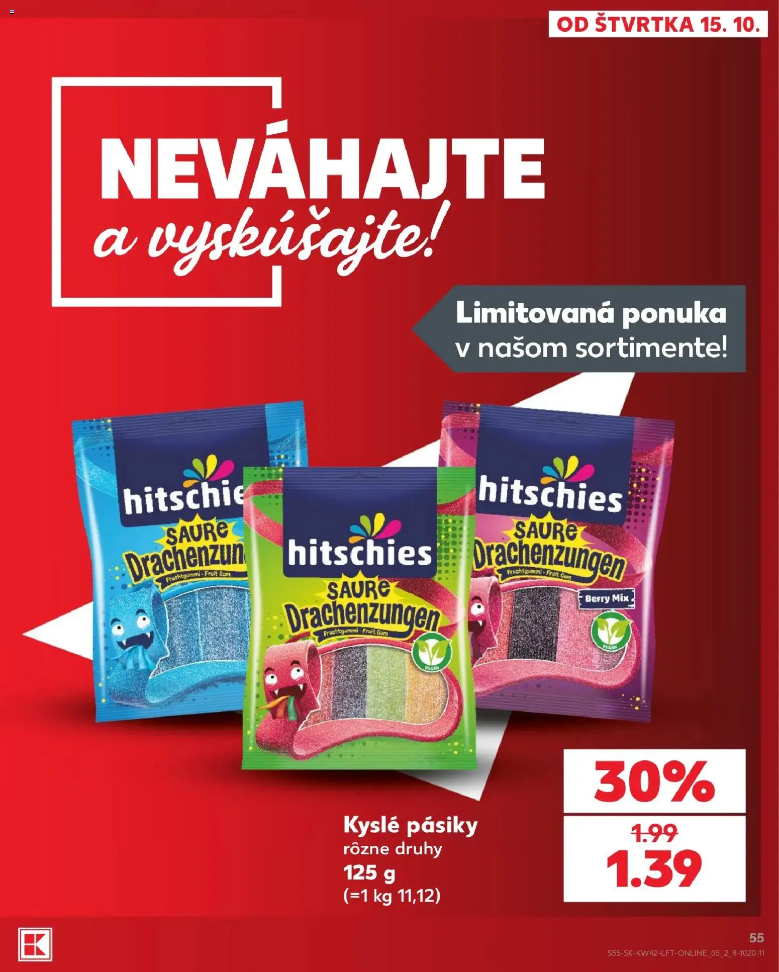 Nové Kaufland akcie – leták je platný od 15.10.2026 | Strana: 55