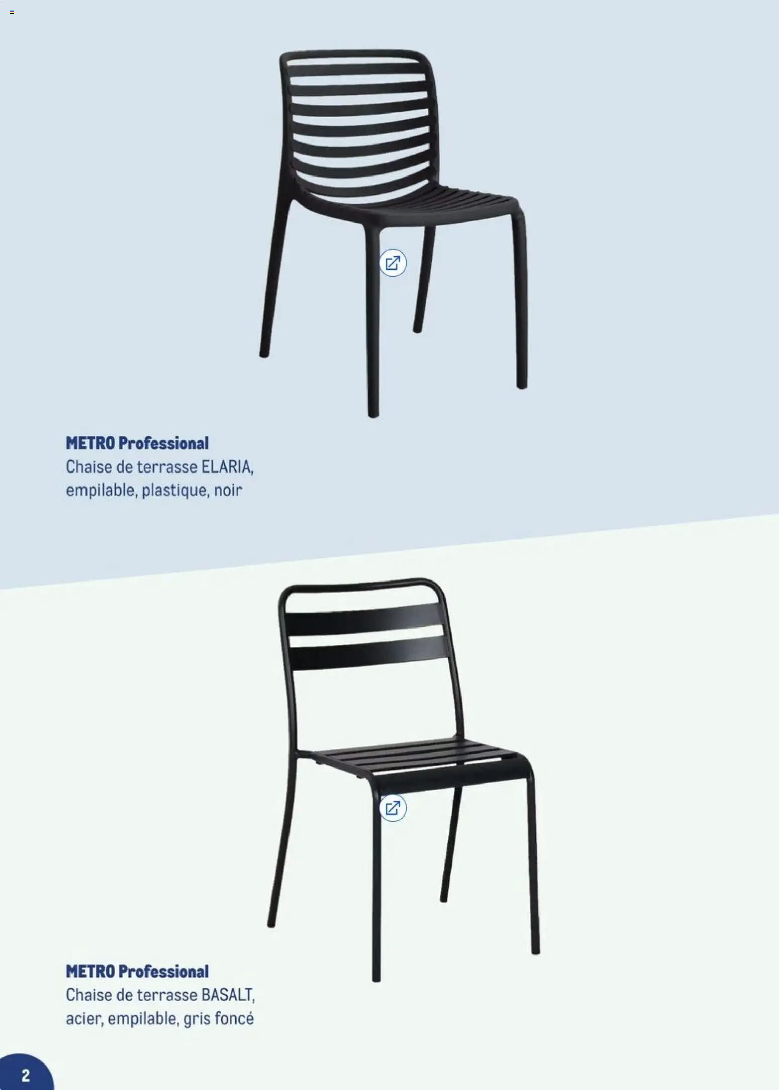 {H1} | Page: 2 | Produits: Chaise