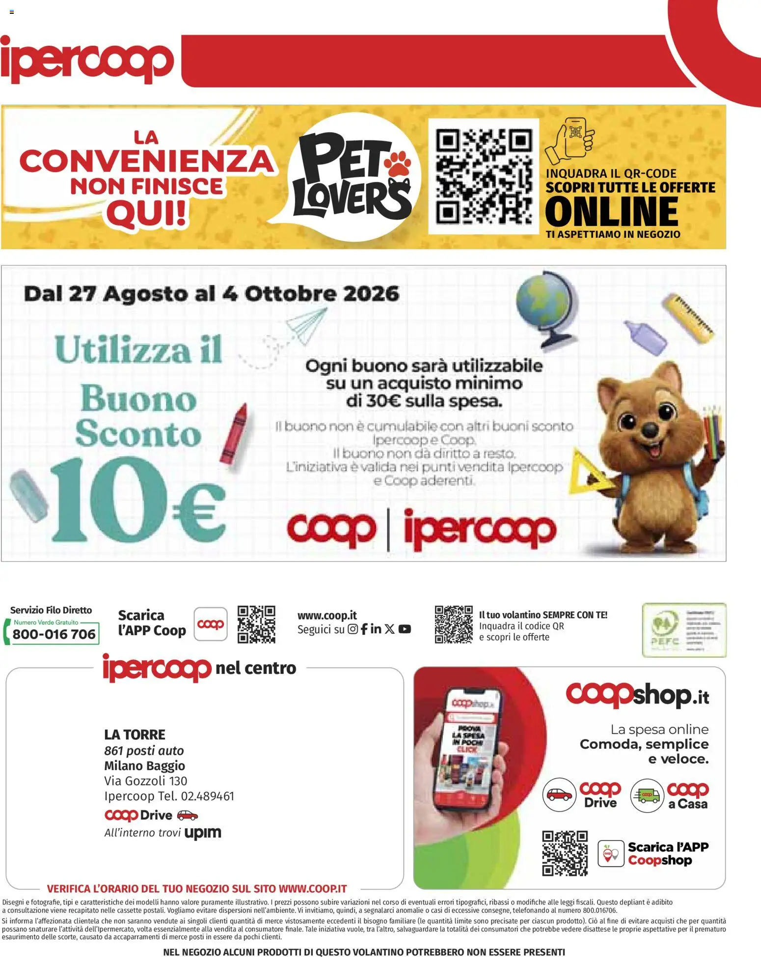 Volantino Ipercoop del 10/09/2026 | Pagina: 47 | Prodotti: Tè