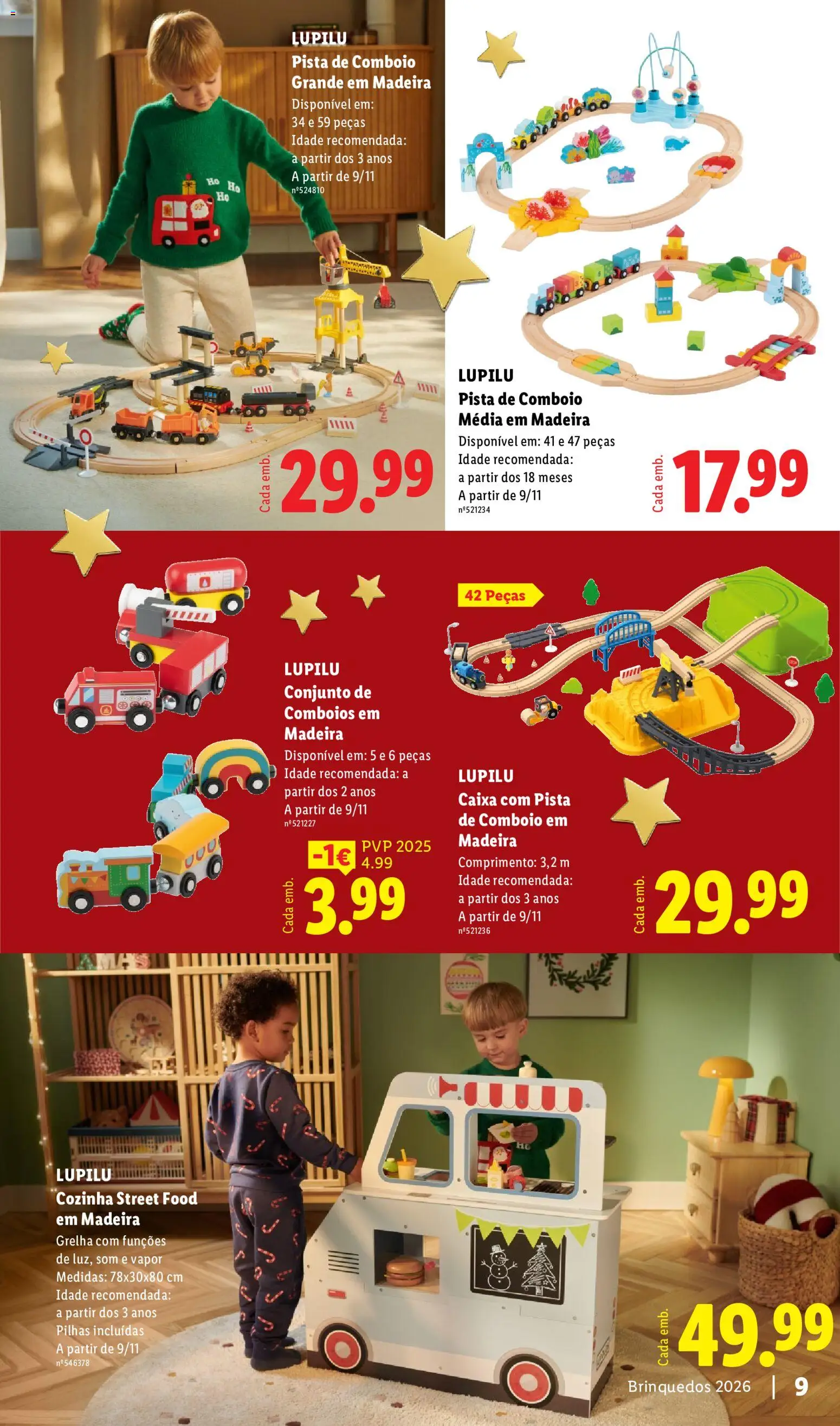 Lidl Folheto Especial Brinquedos │ válido de 26/10/2026 | Página: 9 | Produtos: Pilhas, Caixa, Brinquedos