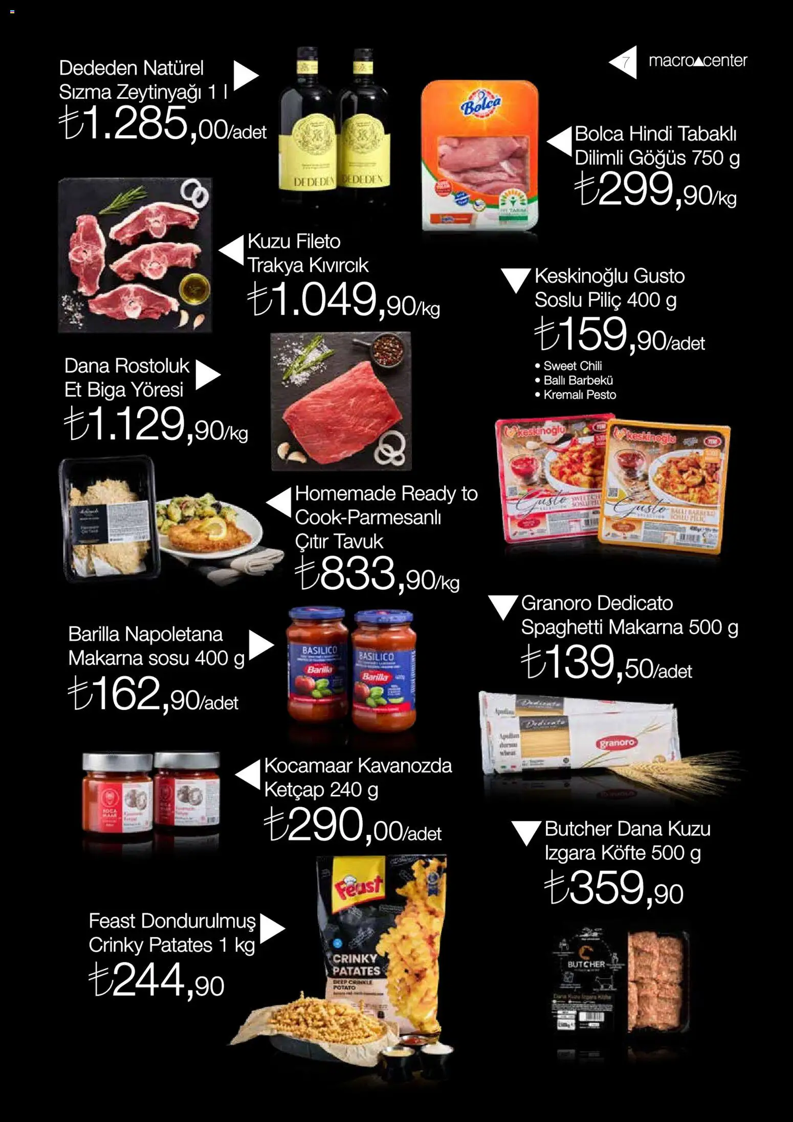 Migros Katalog - MacroStyle - 01.04.2026 tarihinden itibaren geçerlidir | Sayfa: 7 | Ürünler: Makarna, Piliç, Izgara köfte, Izgara