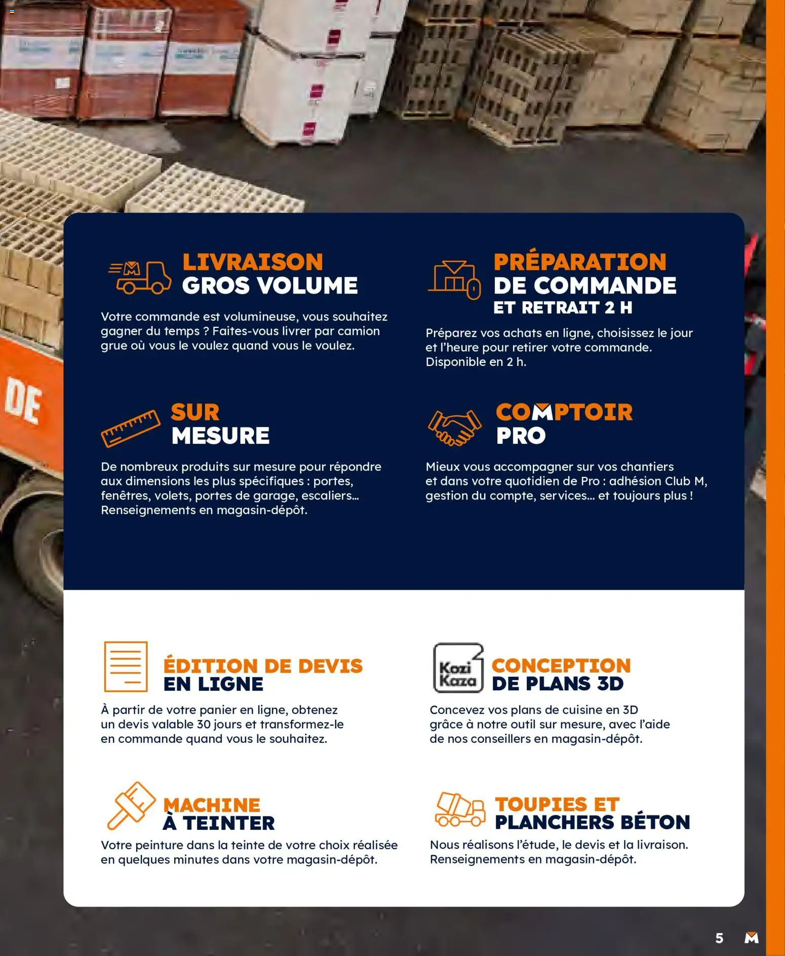 {H1} | Page: 5 | Produits: Portes, Panier