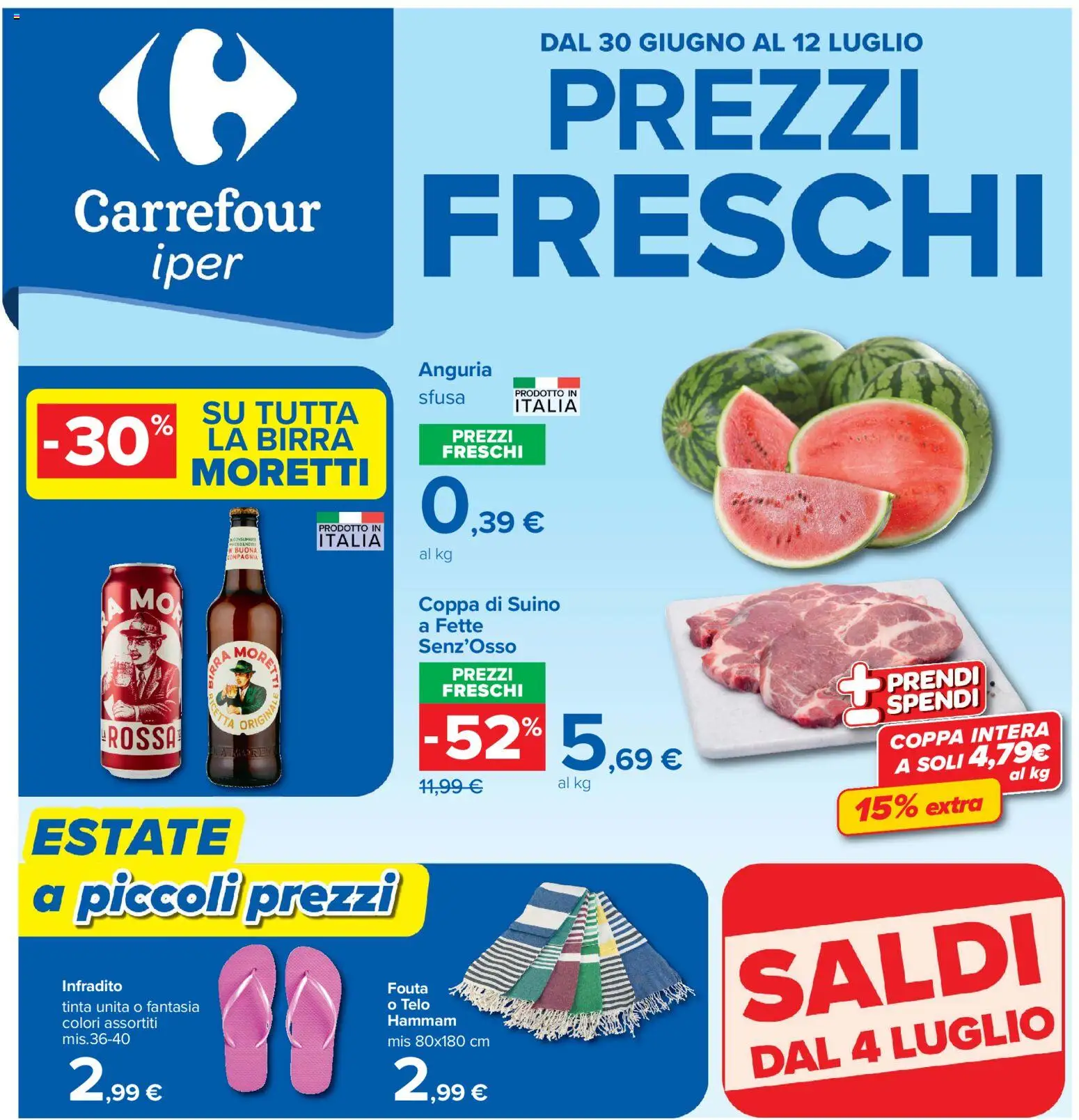 Volantino Carrefour del 30/06/2026 | Pagina: 1