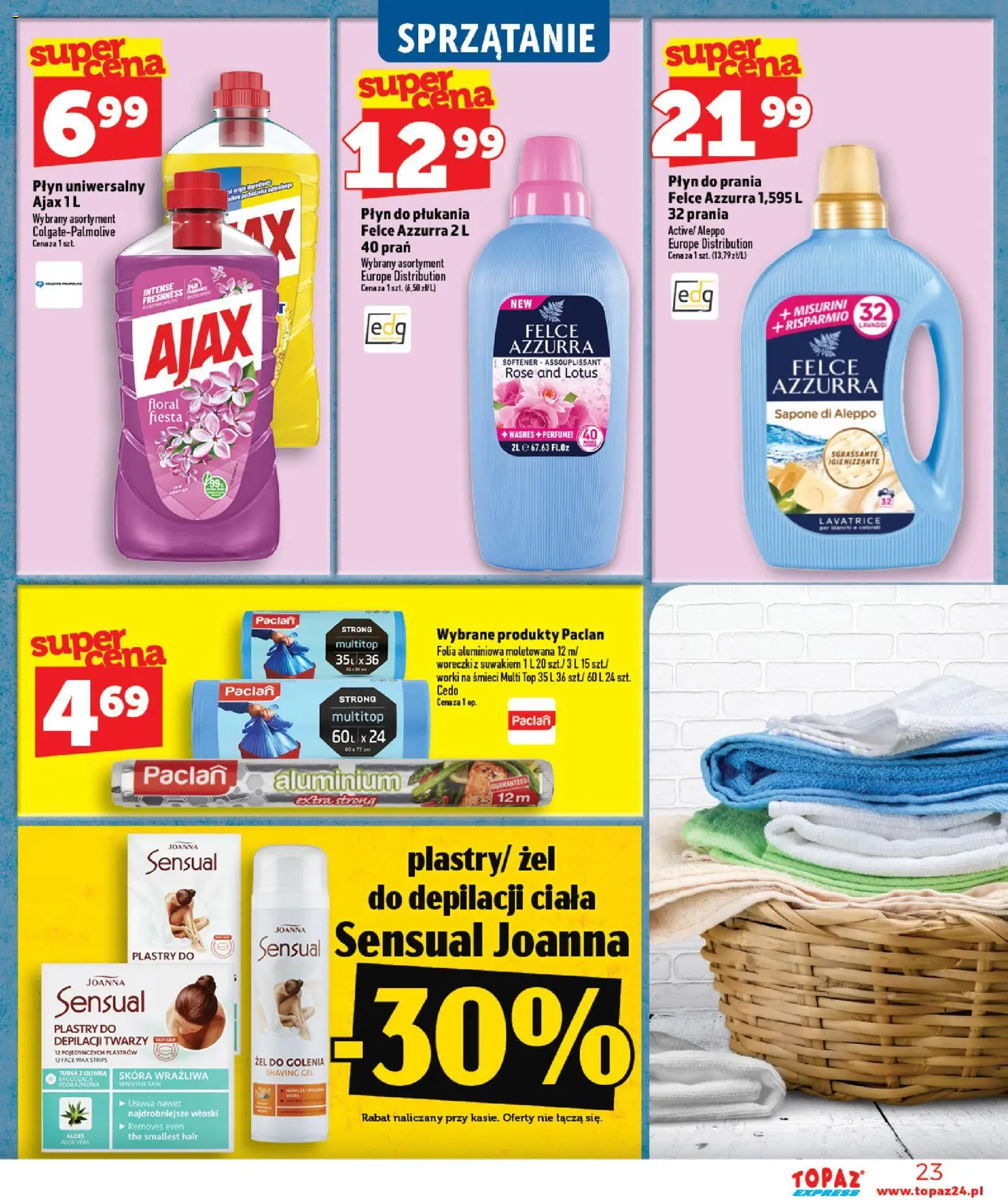 Topaz gazetka - Express od 23.07.2026 | Strona: 23 | Produkty: Top