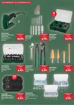 Kaufland - Slavonski Brod - Pregled kataloga iz trgovine Kaufland, vrijedi od 17.06.2026 | Stranica: 5 | Proizvodi: Spajalice, Kliješta, Parkside