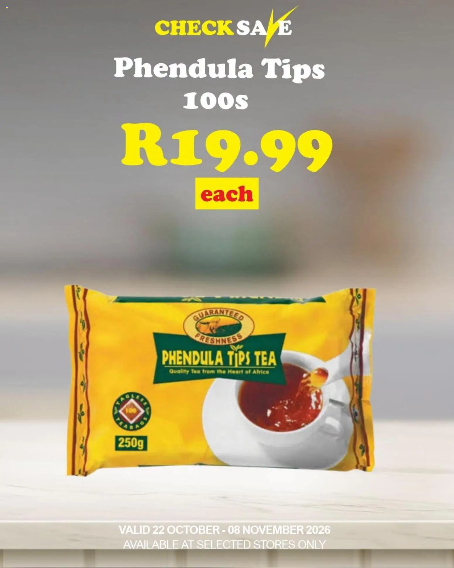 New Check Save catalogue – valid from 22/10/2026 | Page: 10 | Products: Tea