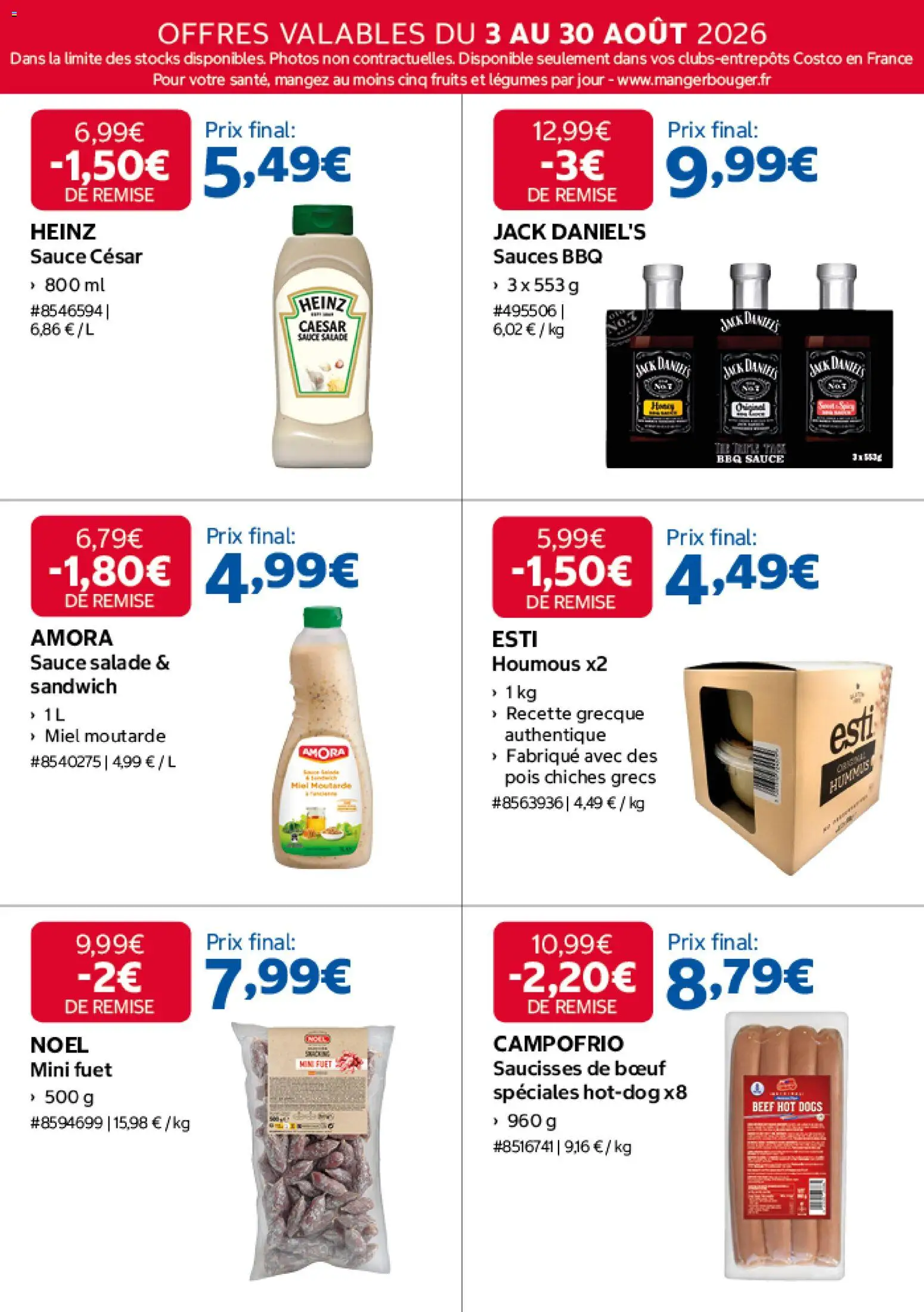 {H1} | Page: 16 | Produits: Sandwich, Miel, Pois chiches, Moutarde