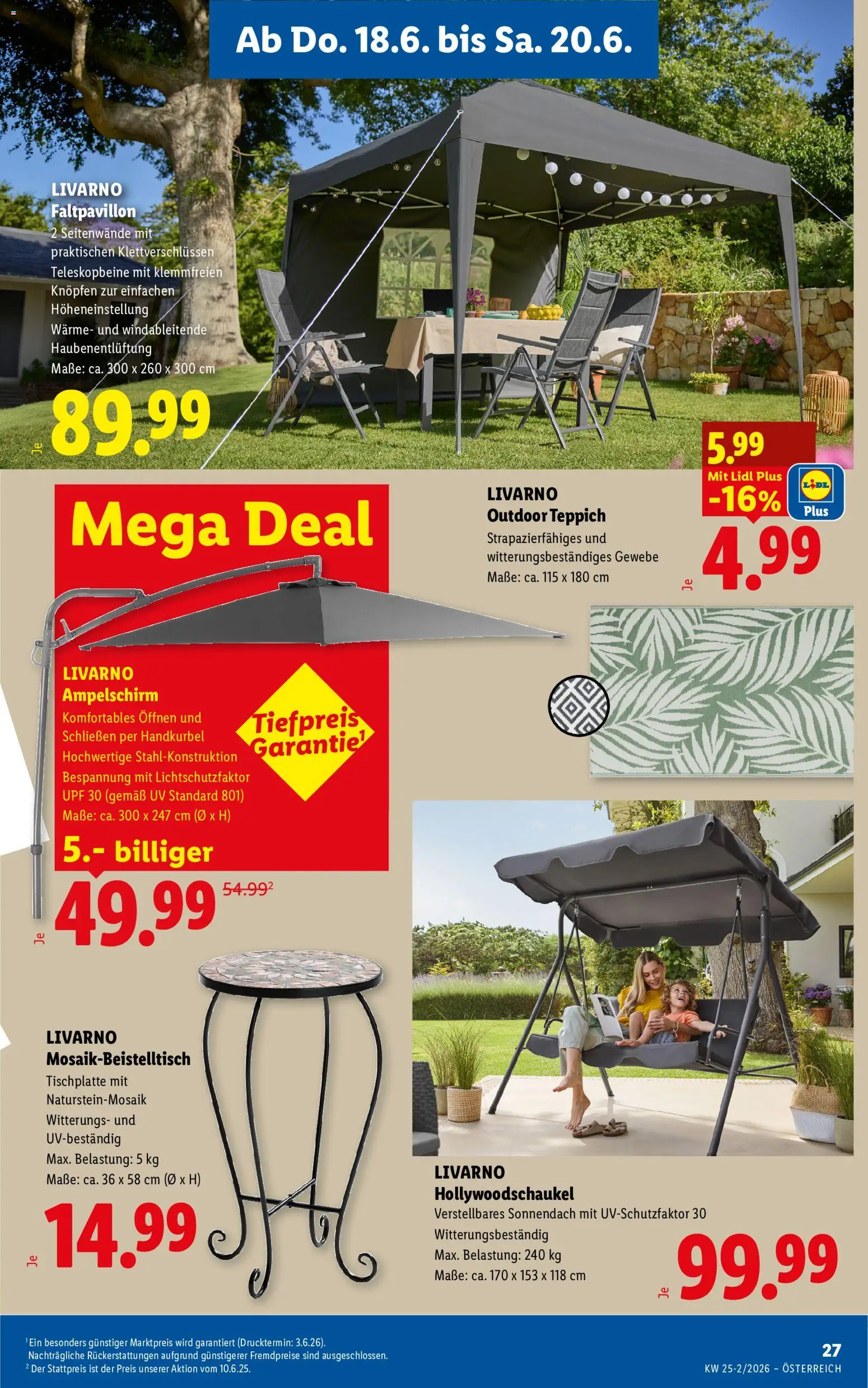 Lidl Flugblatt gültig ab 18.06.2026 | Seite: 33 | Produkte: Teppich