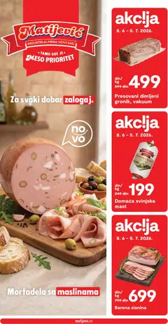 Matijevic katalog - pregled Matijevic kataloga - važi od 08.06.2026