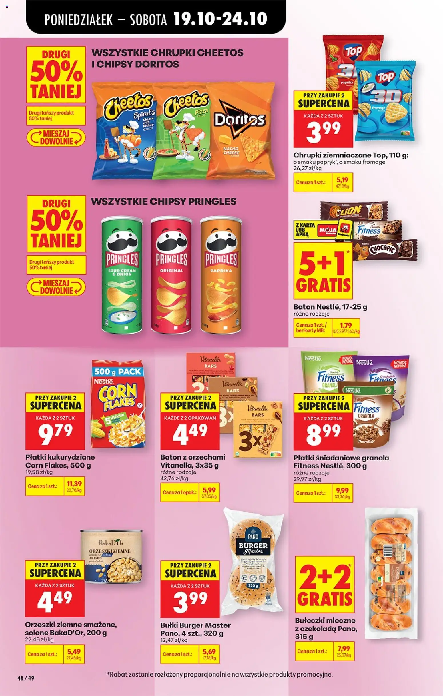 Biedronka Polsko leták - Codziennie niskie ceny od 19.10.2026 | Strana: 68 | Produkty: Croissant, Oreo, Kinder