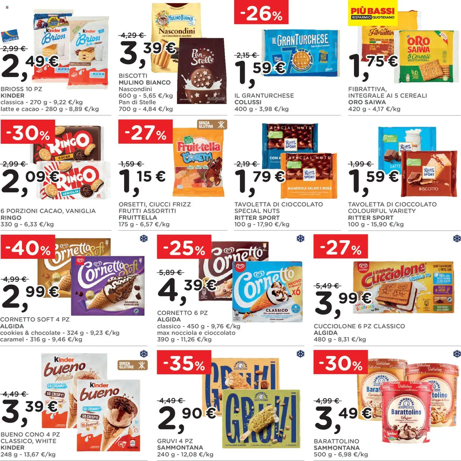 Volantino Poli del 19/08/2026 | Pagina: 20 | Prodotti: Cioccolato, Biscotti, Cacao, Miele