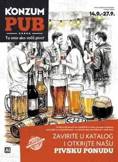 Konzum HR Tematski katalog Pub - amely érvényes a következő dátumtól: 2026.09.14.