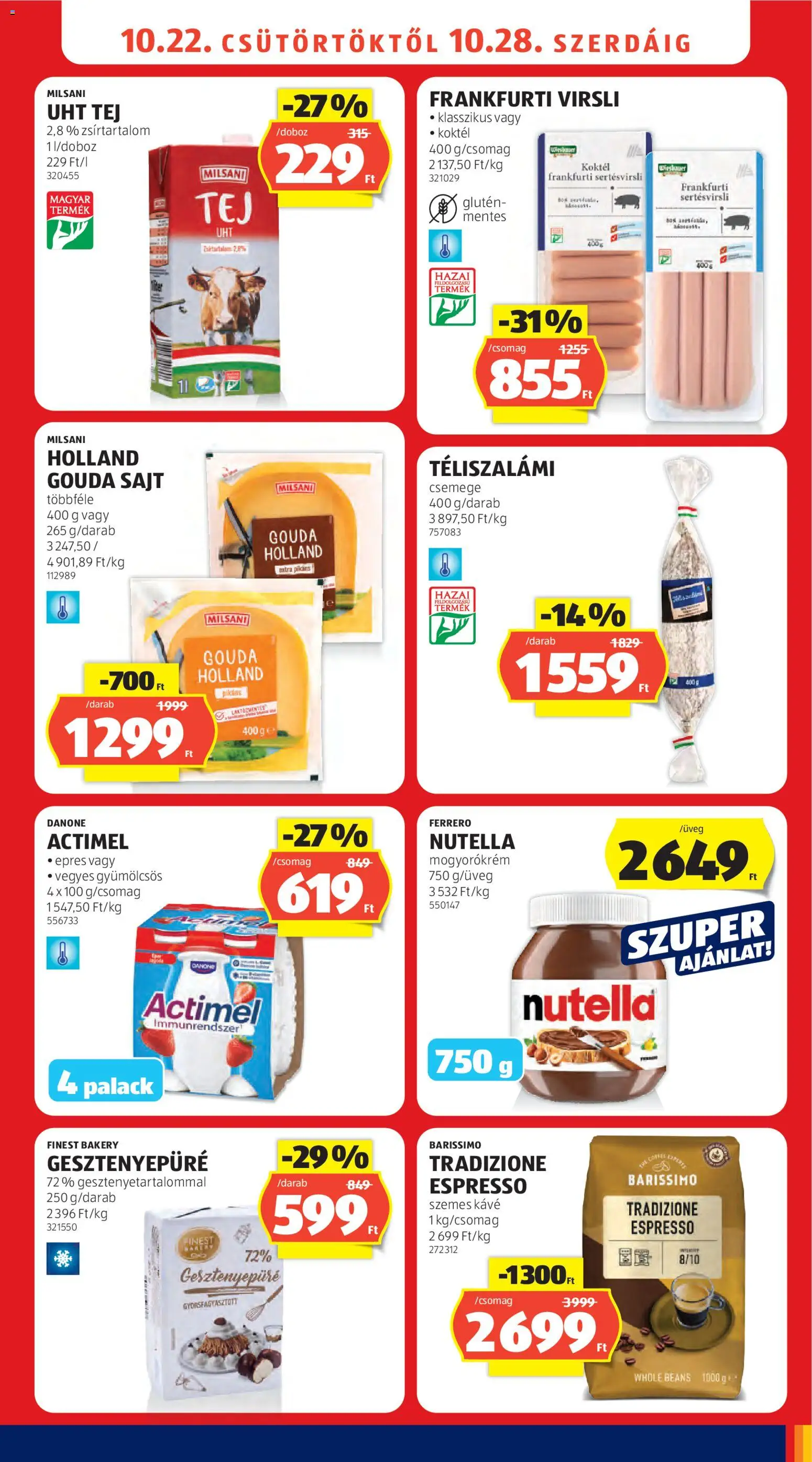 Aldi akciós ujság - amely érvényes a következő dátumtól: 2026.10.22. | Oldal: 11