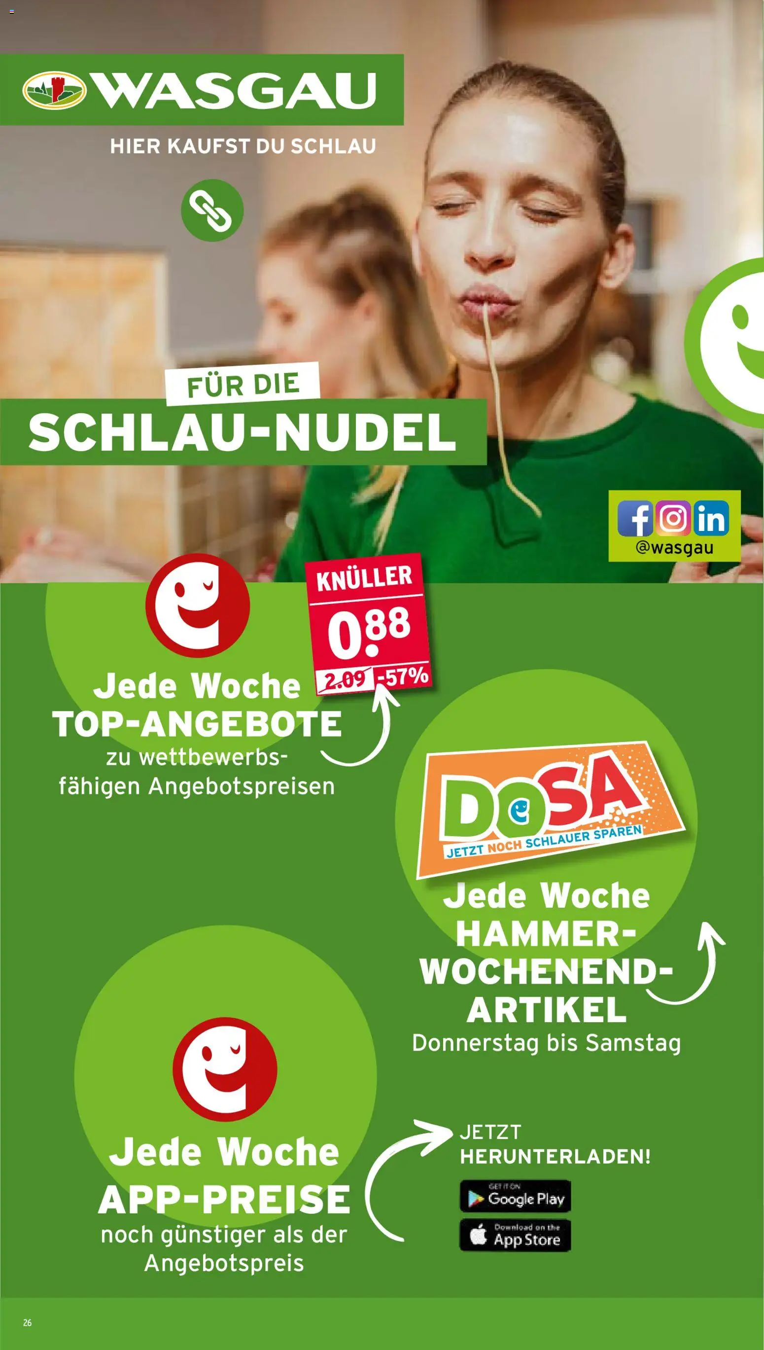 Wasgau Prospekt – gültig ab 22.06.2026 | Seite: 26