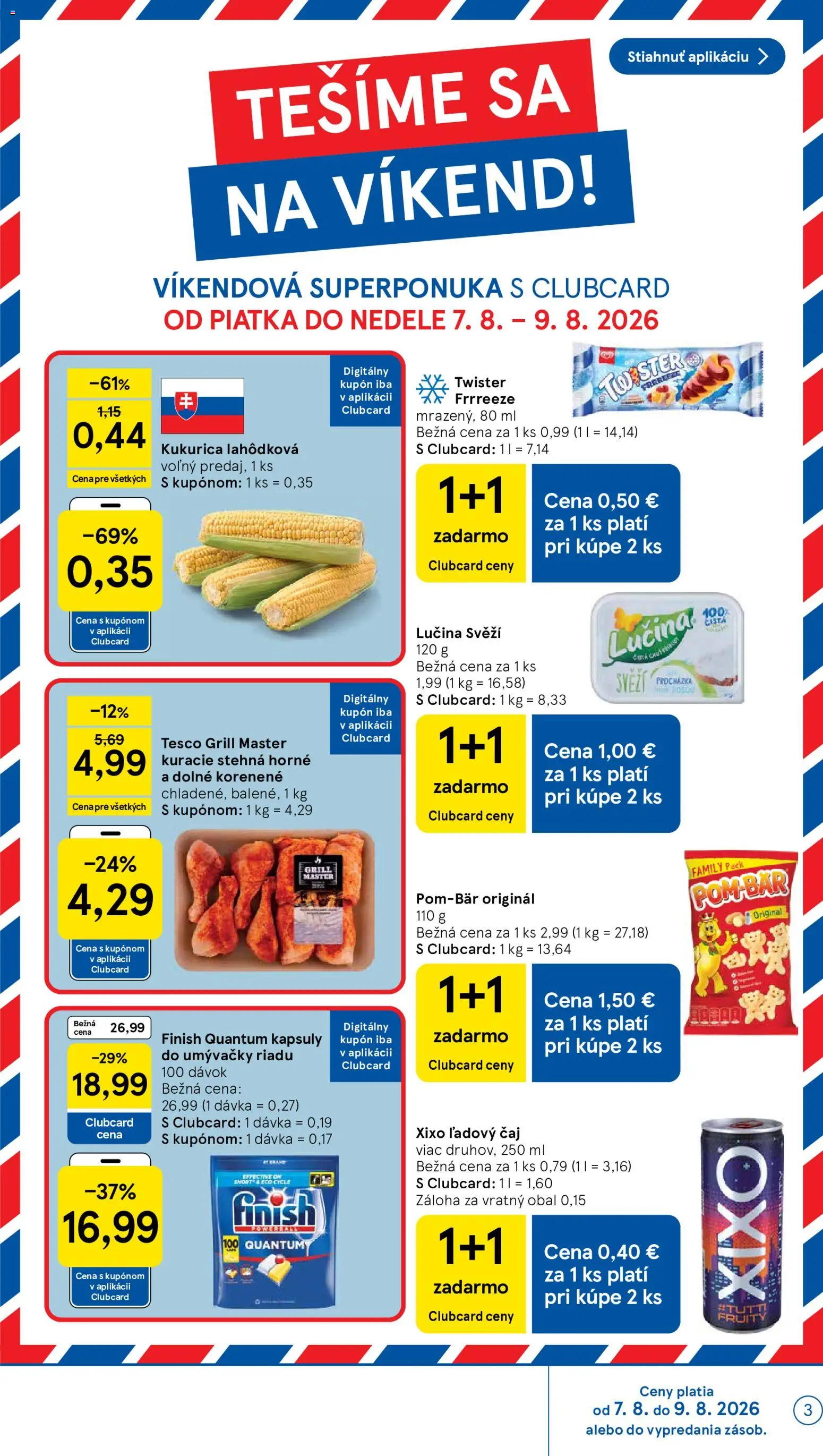 Nové Tesco akcie – leták je platný od 05.08.2026 | Strana: 3