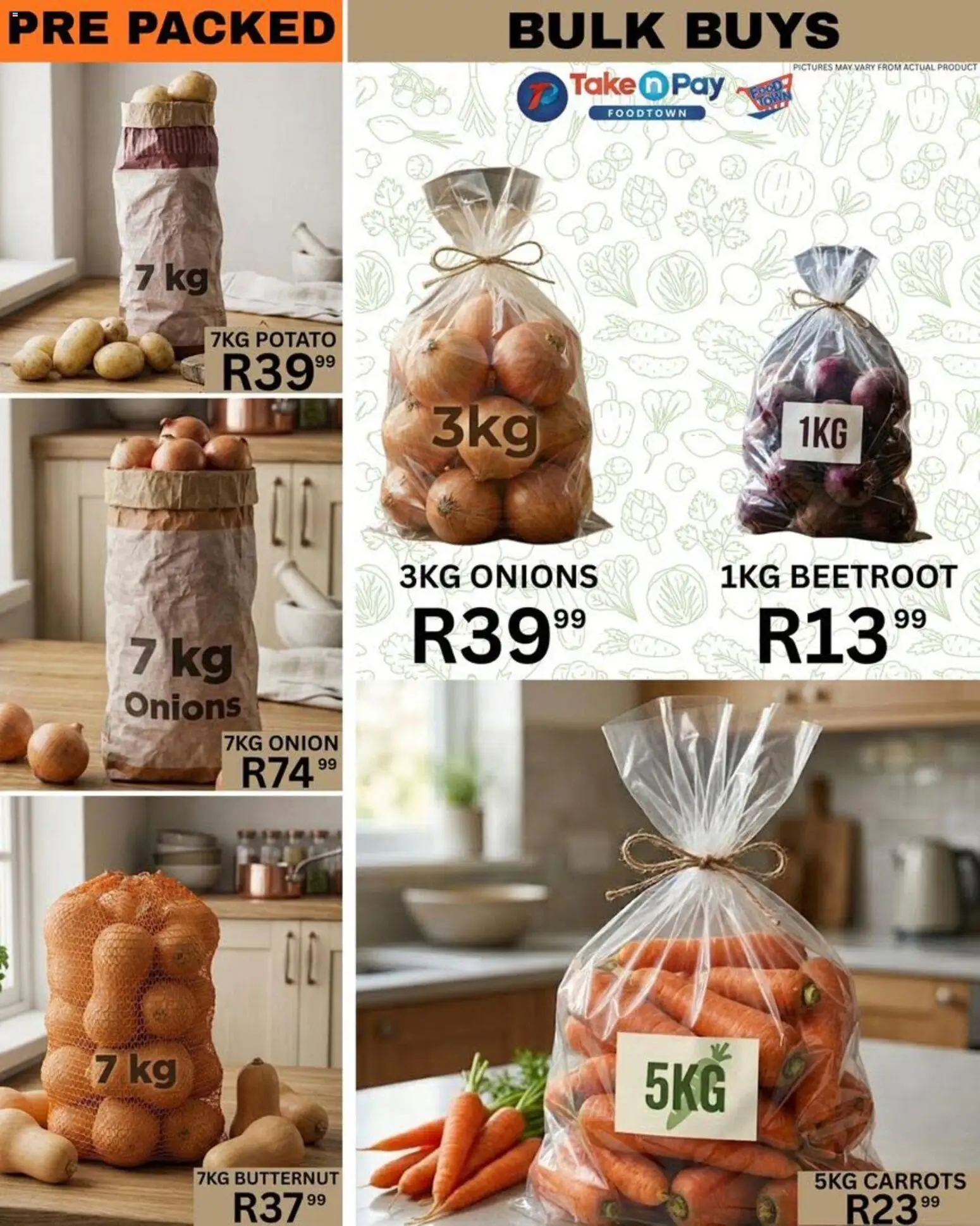 New Take n Pay catalogue – valid from 23/06/2026 | Page: 7 | Products: Carrots, Onions
