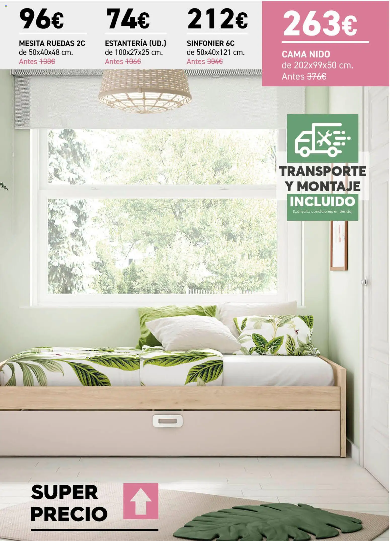 Merkamueble folleto │ válido desde el 01/09/2026 | Página: 9 | Productos: Estantería, Cama