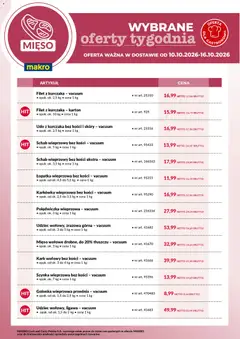 Pogląd oferty "Makro gazetka - wybrane oferty tygodnia w dostawie" - ważna od 10.10.2026