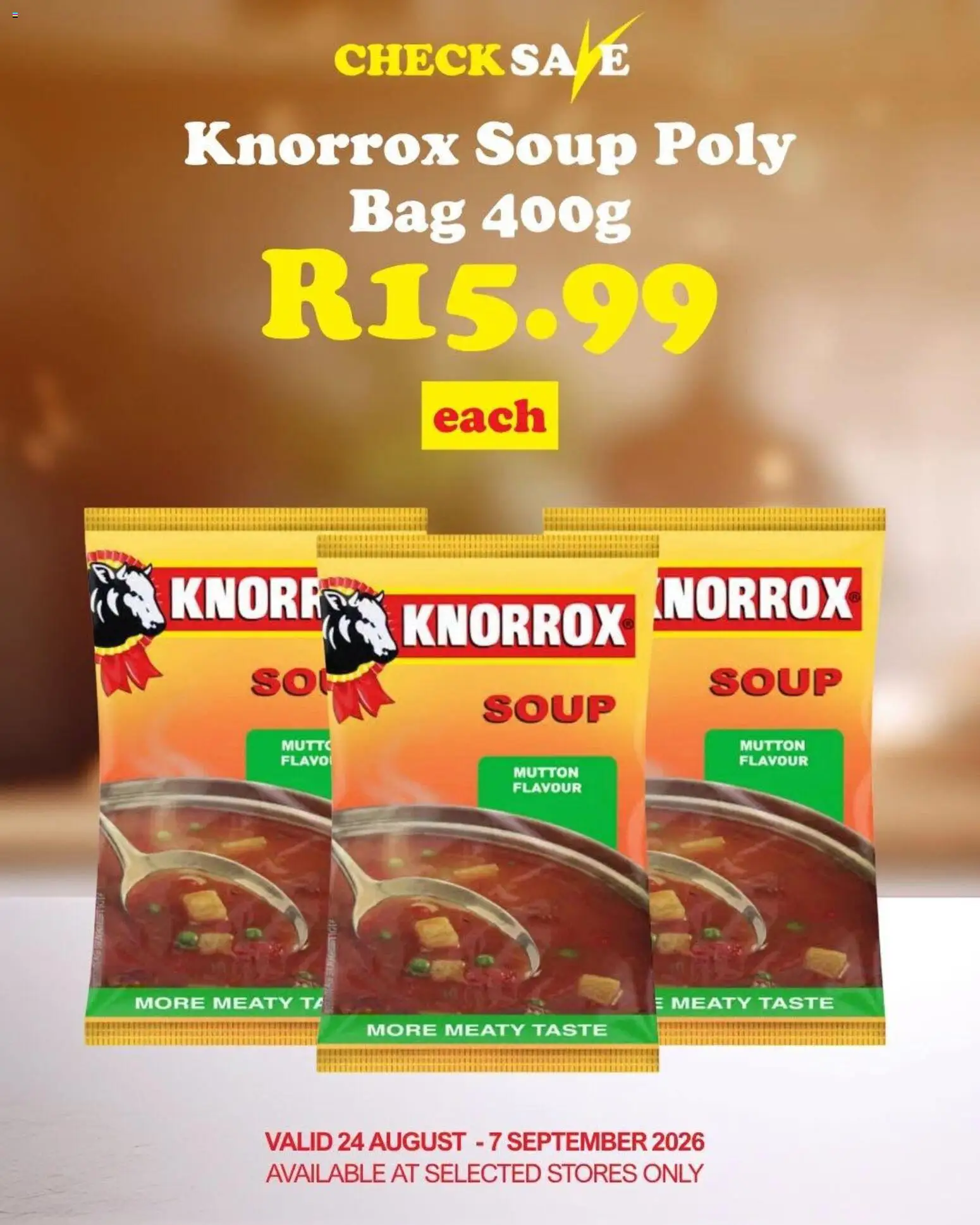 New Check Save catalogue – valid from 24/08/2026 | Page: 5 | Products: Bag, Soup