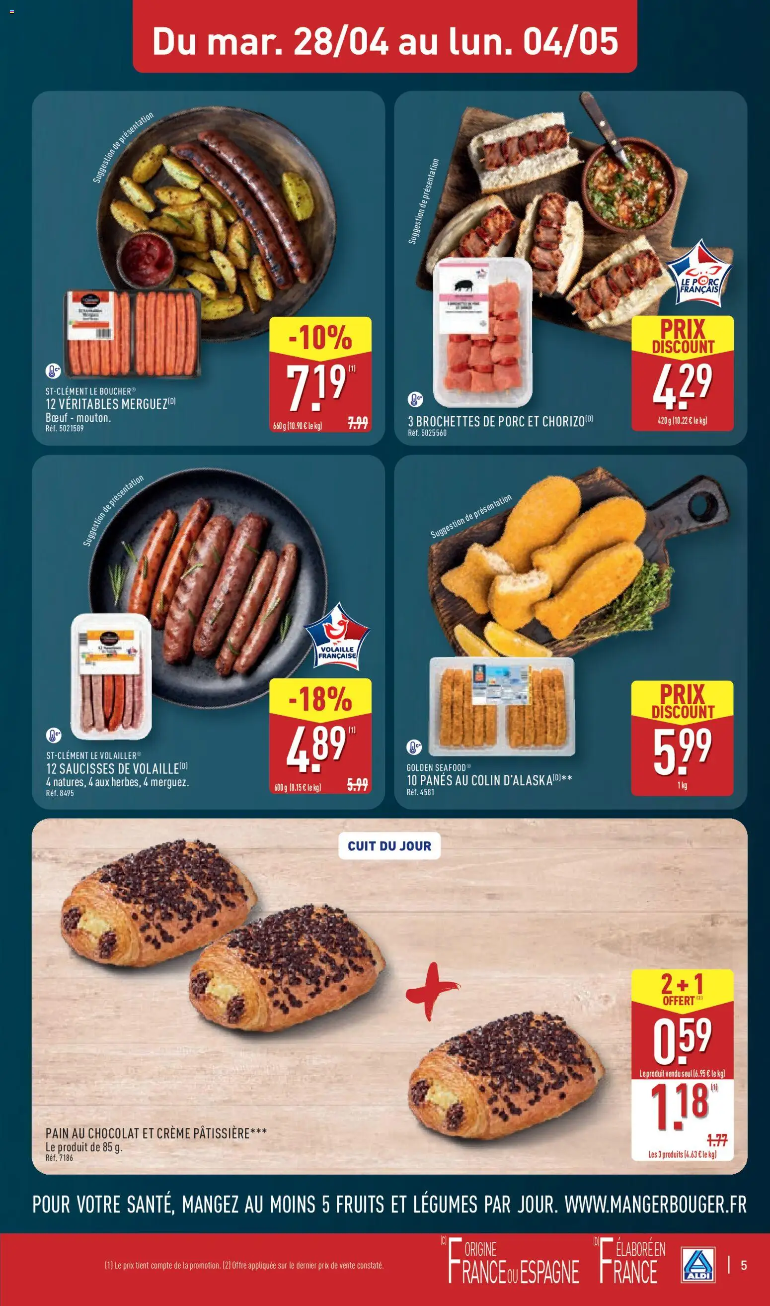 {H1} | Page: 9 | Produits: Emmental, Fromage, Porc, Riz