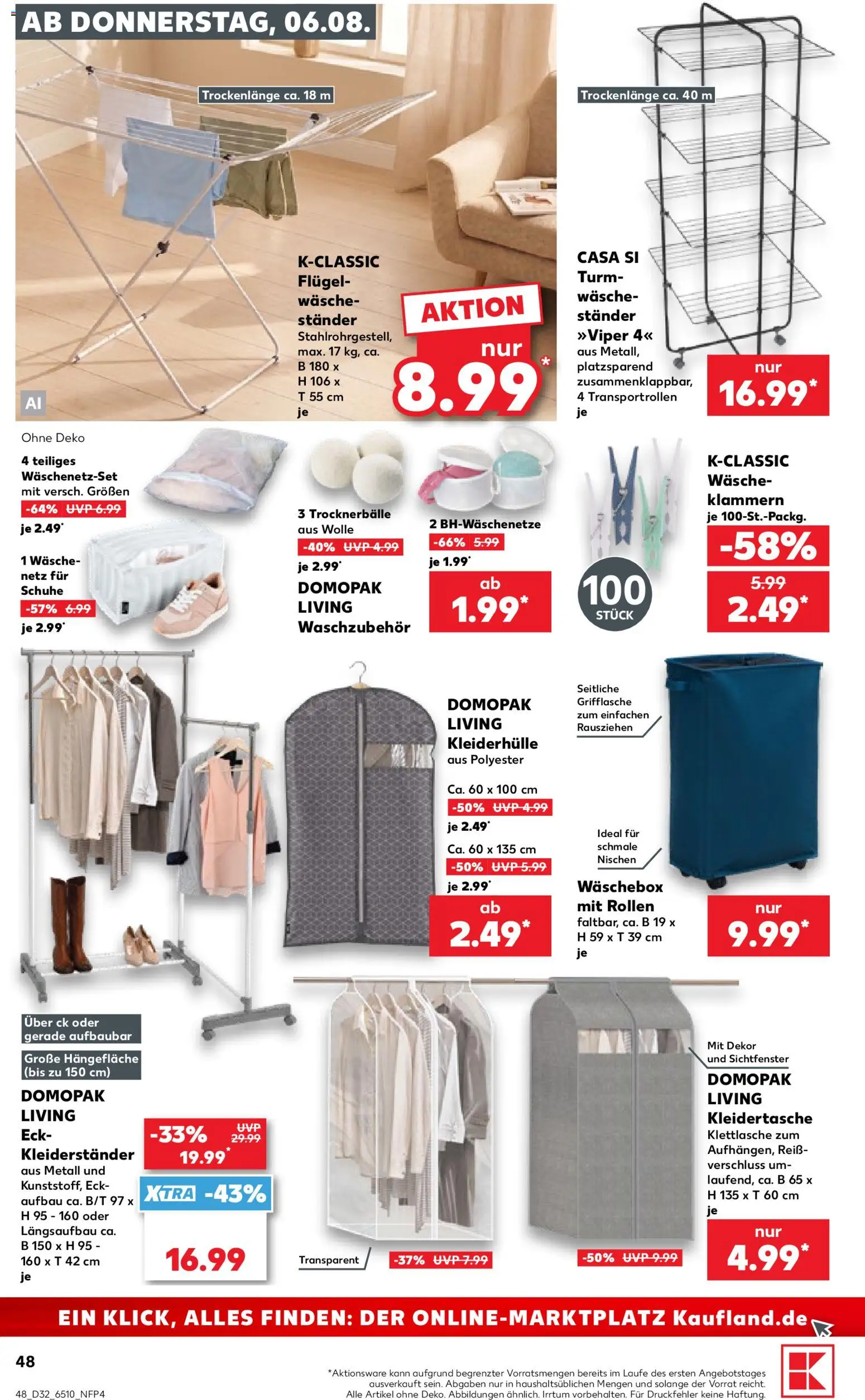 Kaufland Prospekt Völklingen – gültig ab 06.08.2026 | Seite: 48 | Produkte: Kleiderständer